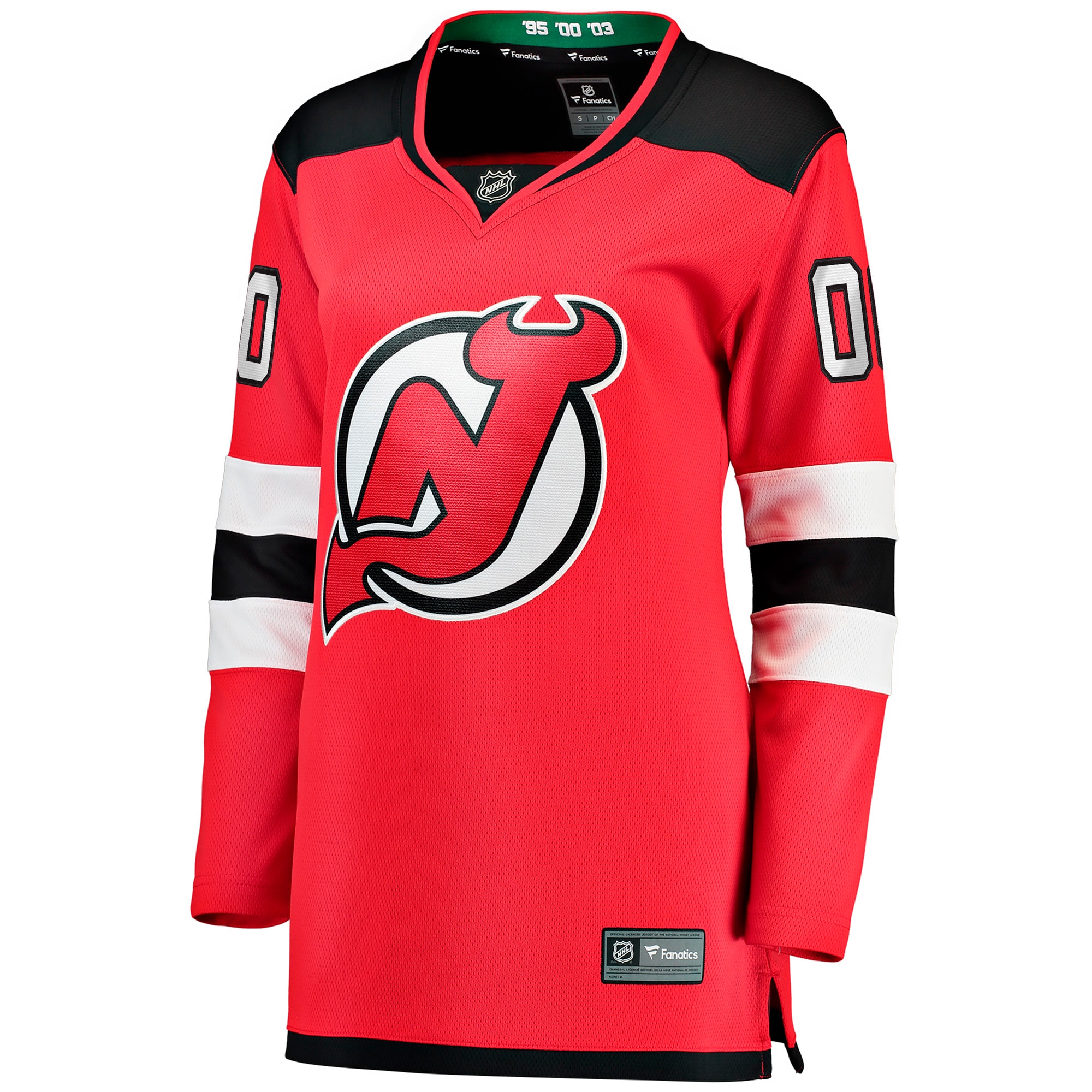 New Jersey Devils Fanatics Women's Home Breakaway Custom Jersey - Red