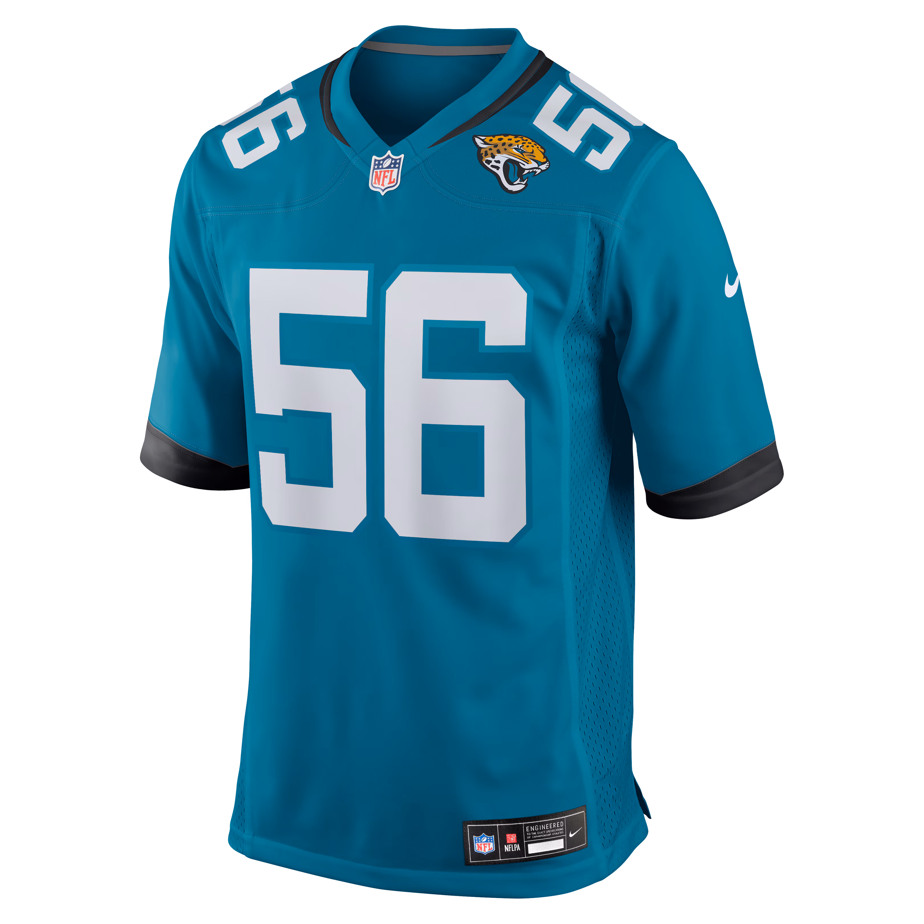 Yasir Abdullah Jacksonville Jaguars Nike Team Game Jersey -  Teal