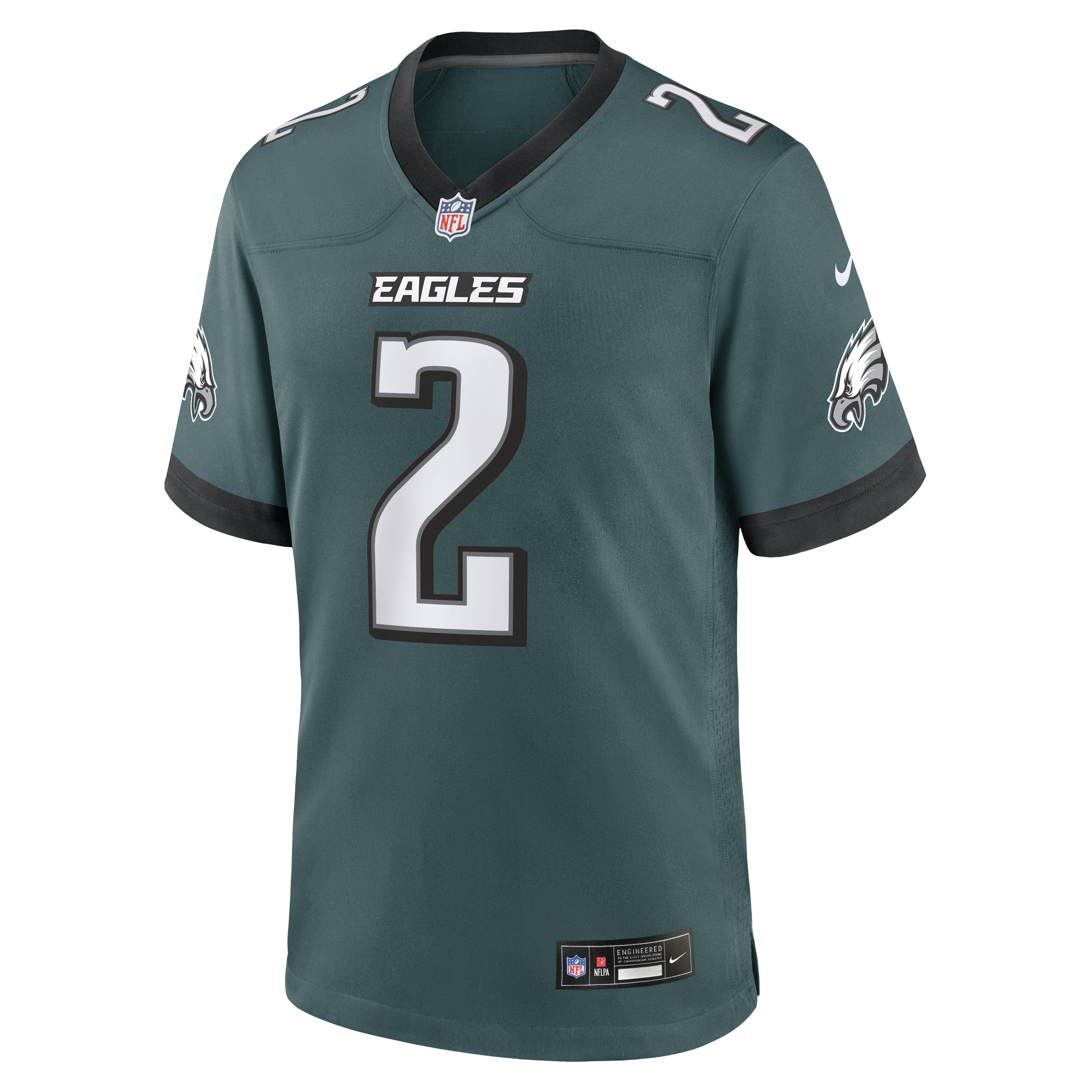 Tariq Woolen Philadelphia Eagles Nike Team Game Jersey - Midnight Green