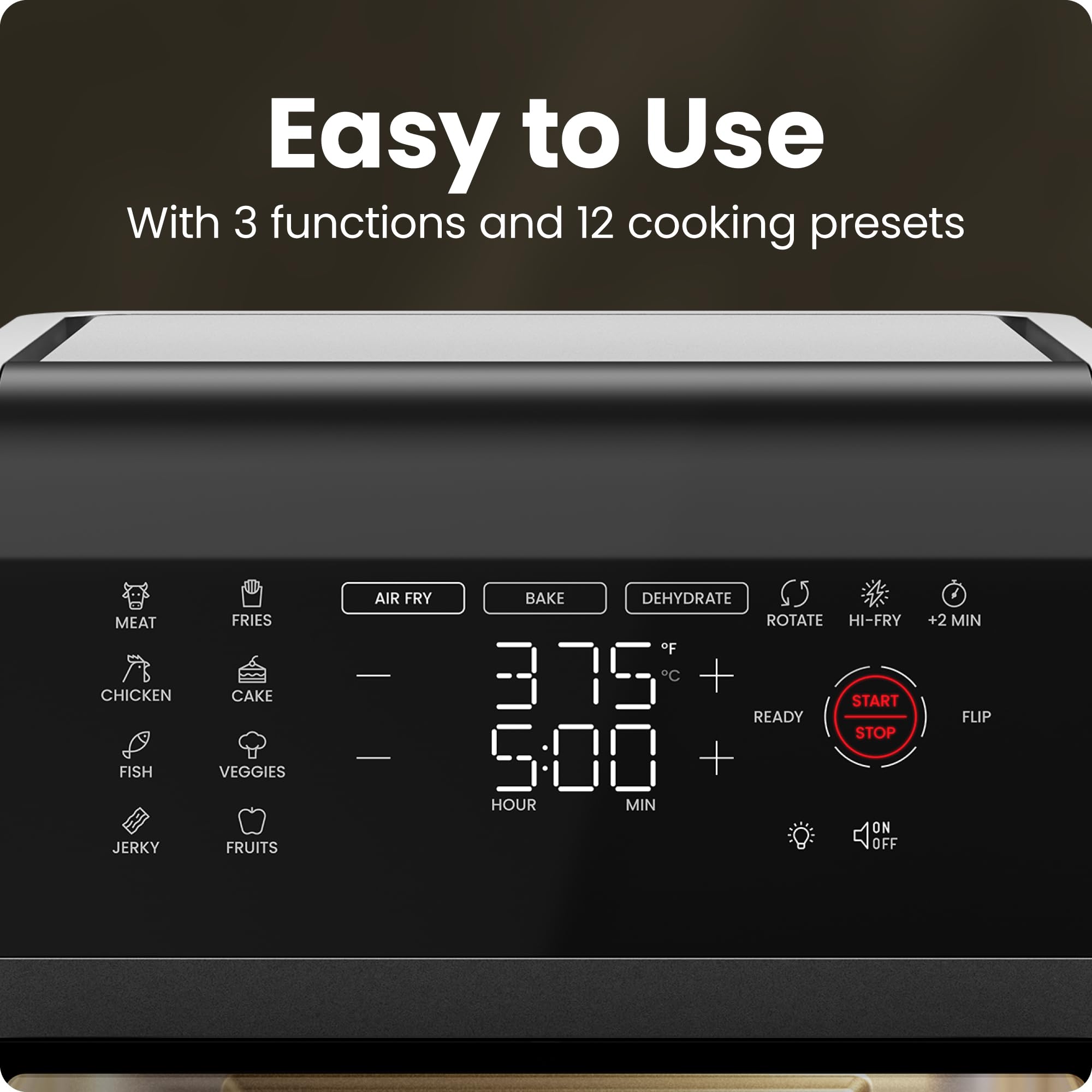 CHEFMAN 12-Quart 5-in-1 Digital Air Fryer Oven with Touchscreen