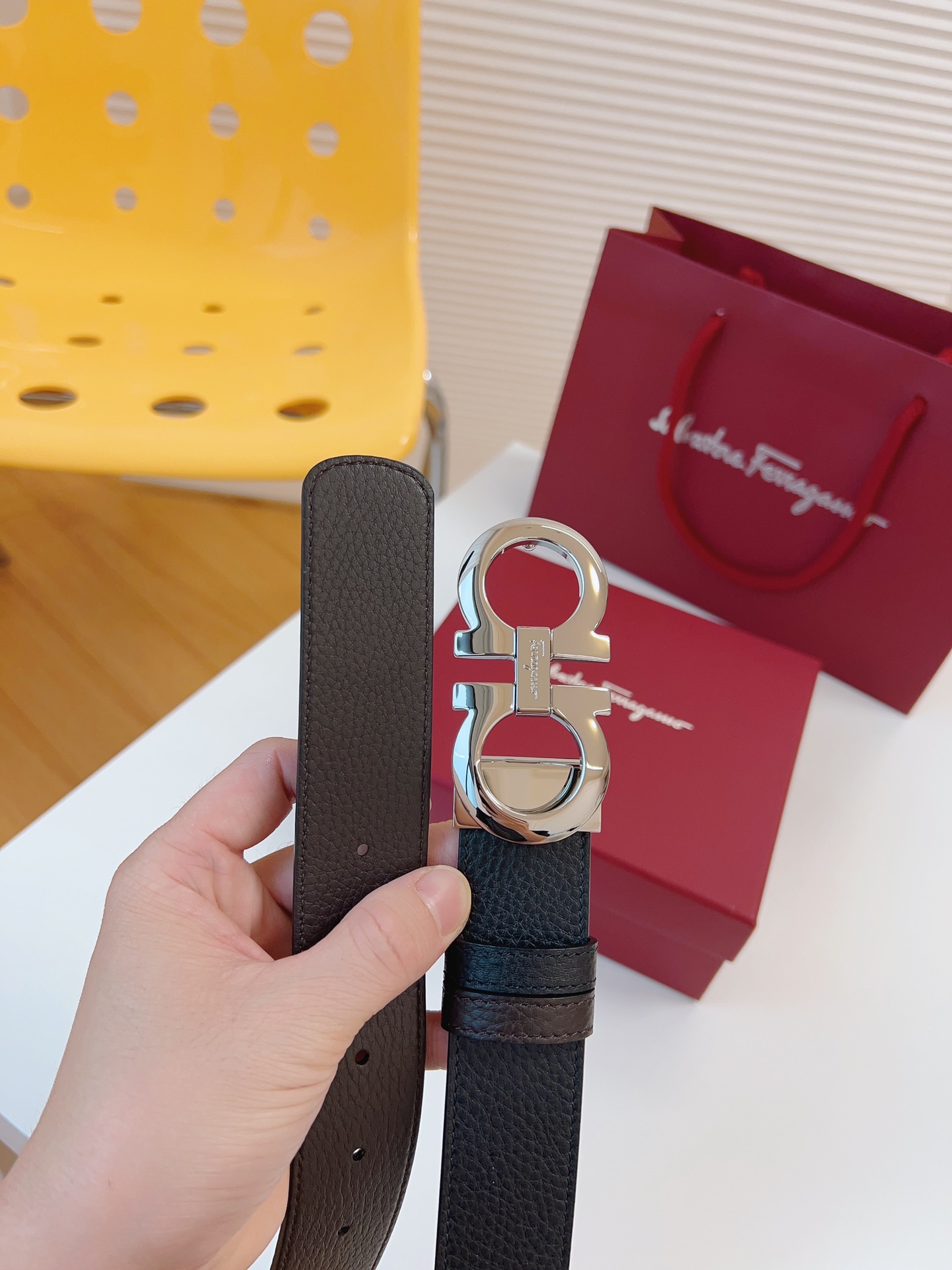 Ferragamo belt-131