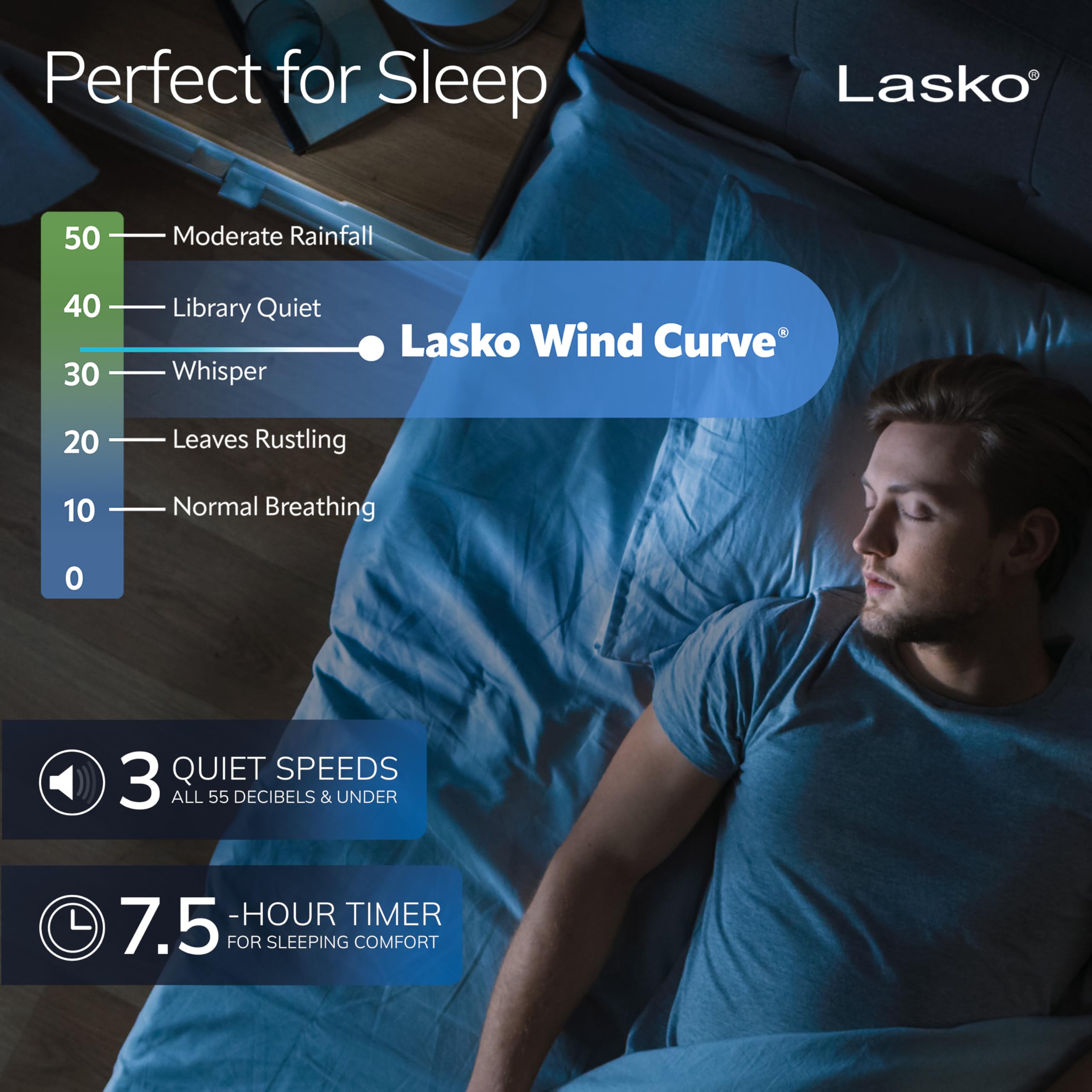 LASKO Oscillating Tower Fan with Remote - 42