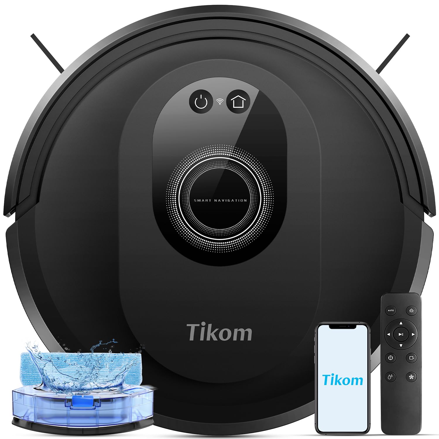 TIKOM G8000 Max Robot Vacuum & Mop Combo, 5000Pa