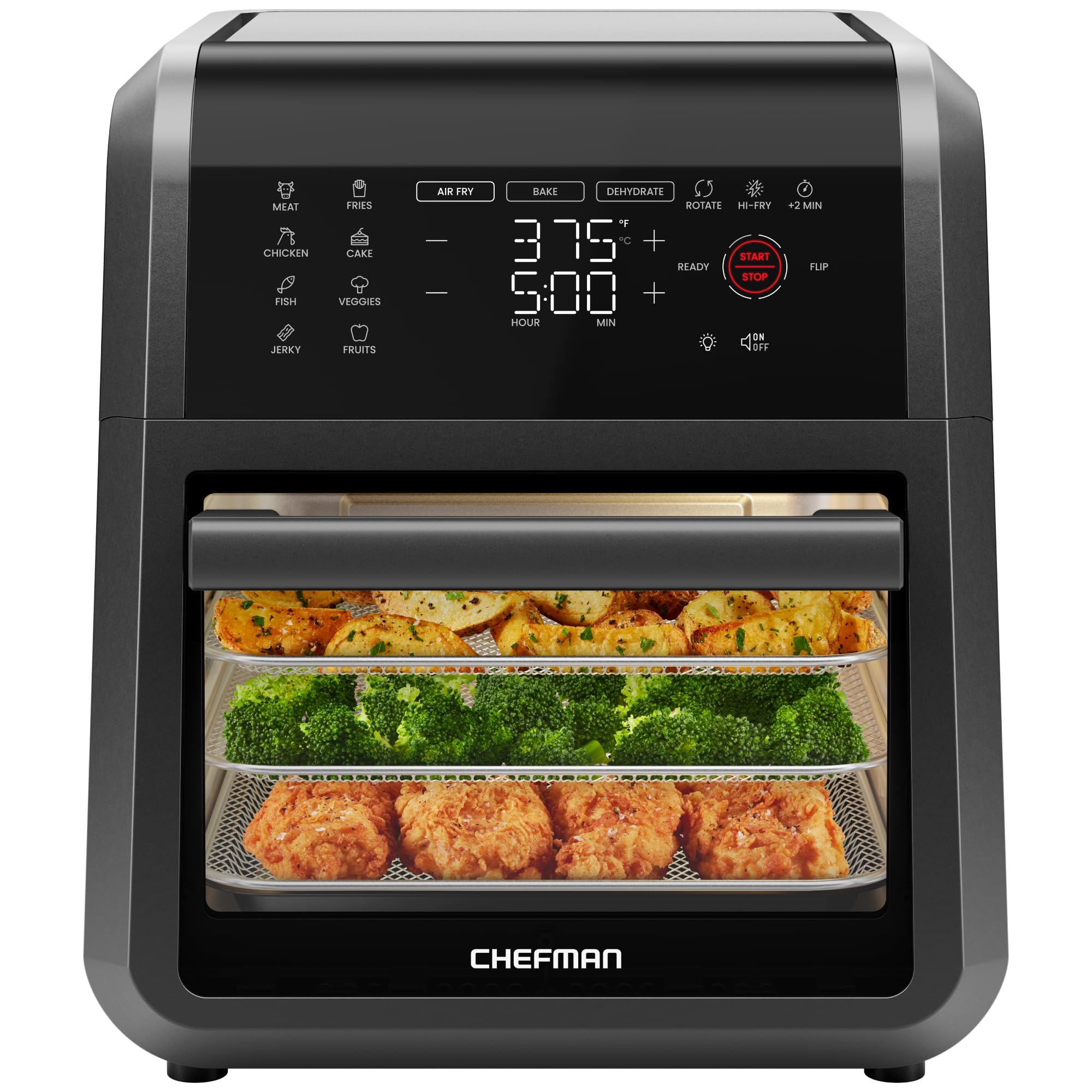 CHEFMAN 12-Quart 5-in-1 Digital Air Fryer Oven with Touchscreen