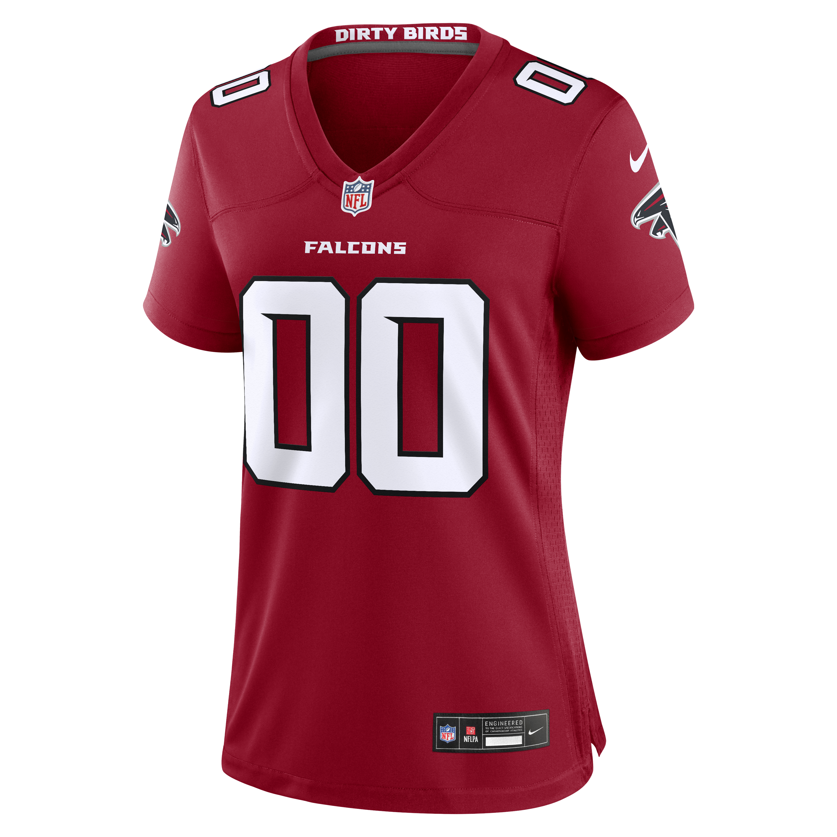 Atlanta Falcons Nike Women's Custom Game Jersey - Red