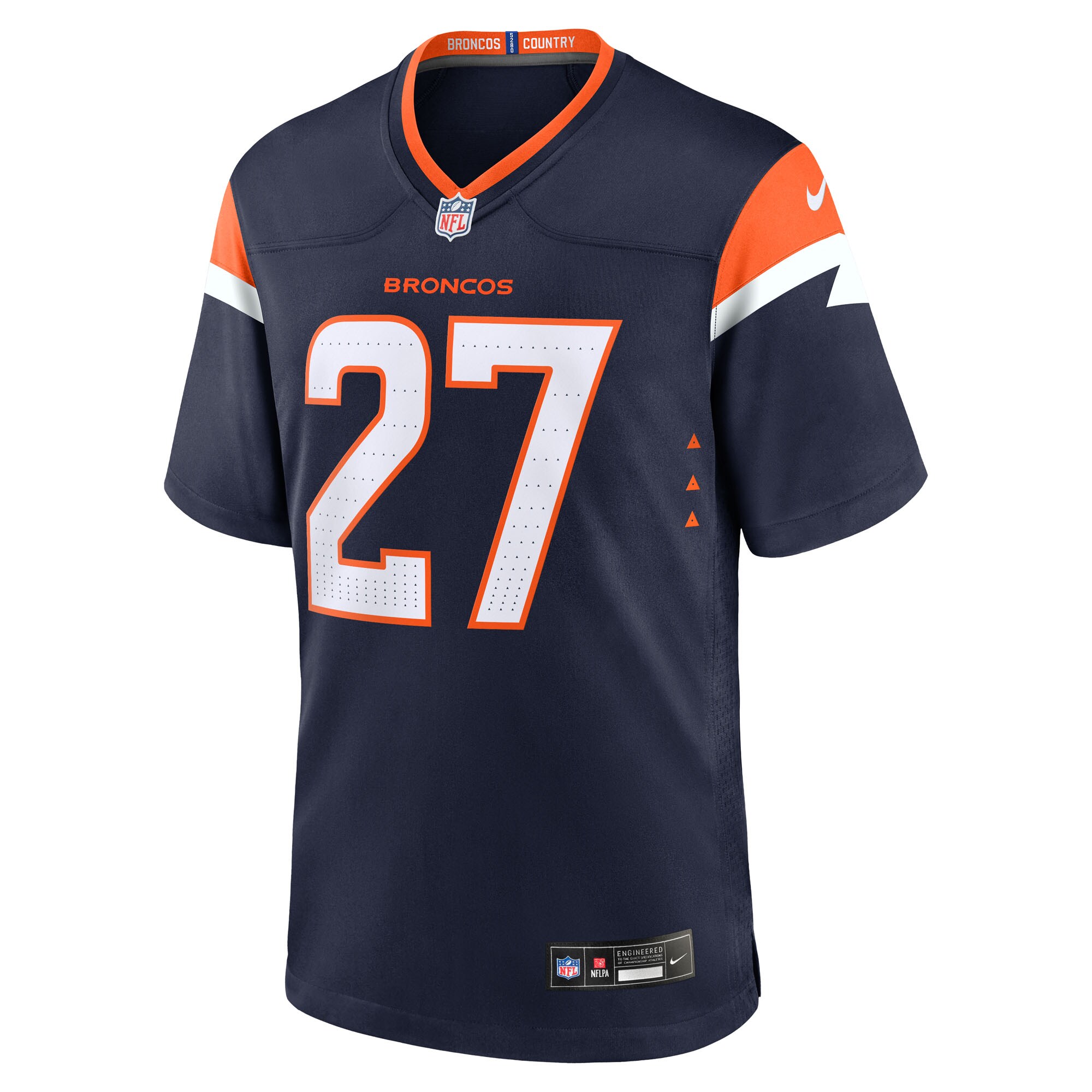 J.K. Dobbins Denver Broncos Nike Alternate Game Jersey -  Navy