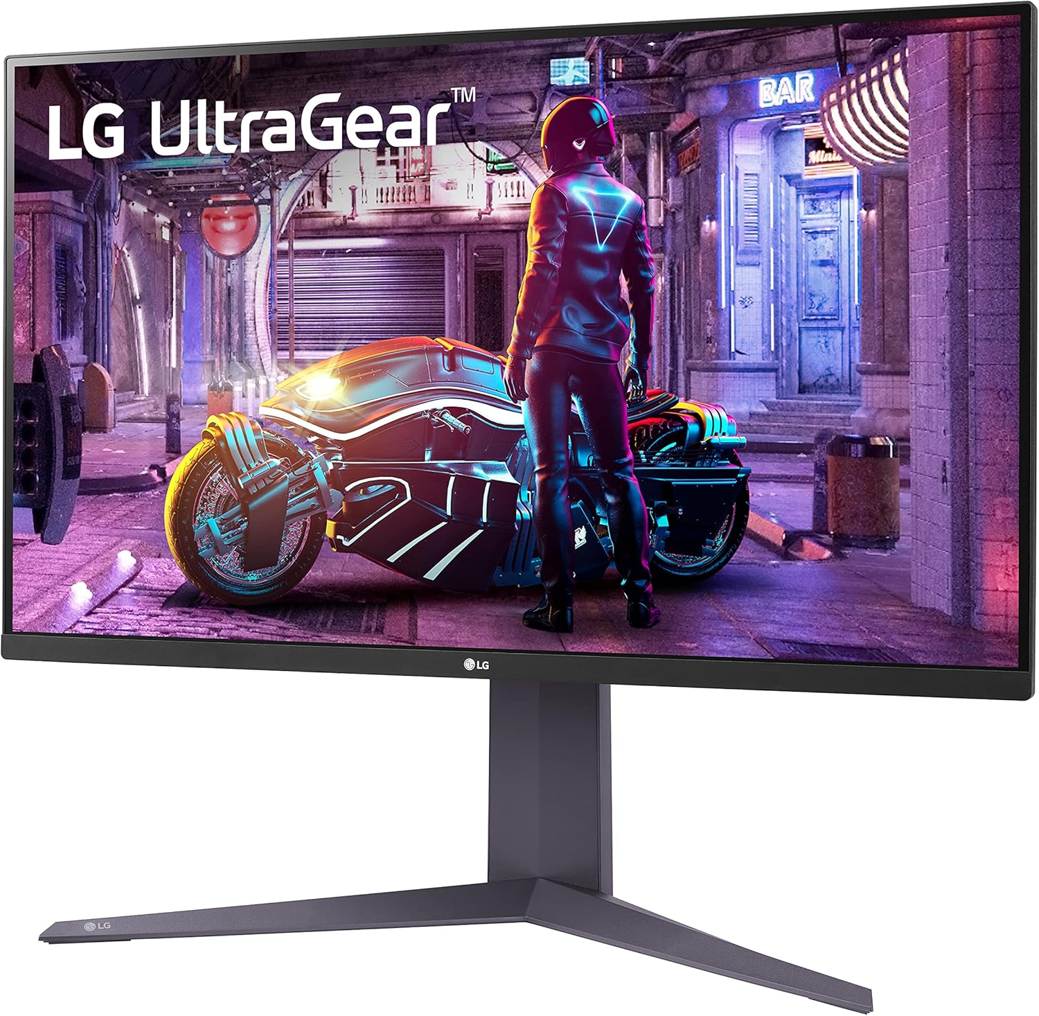LG 32GQ750-B 32-inch Ultragear 4K UHD (3840 x 2160) Gaming Monitor, 144Hz, 1ms, AMD FreeSync Premium, HDR10, Reader Mode, Built-in Speaker, HDMI, DisplayPort, Tilt/Height/Pivot Stand, Black