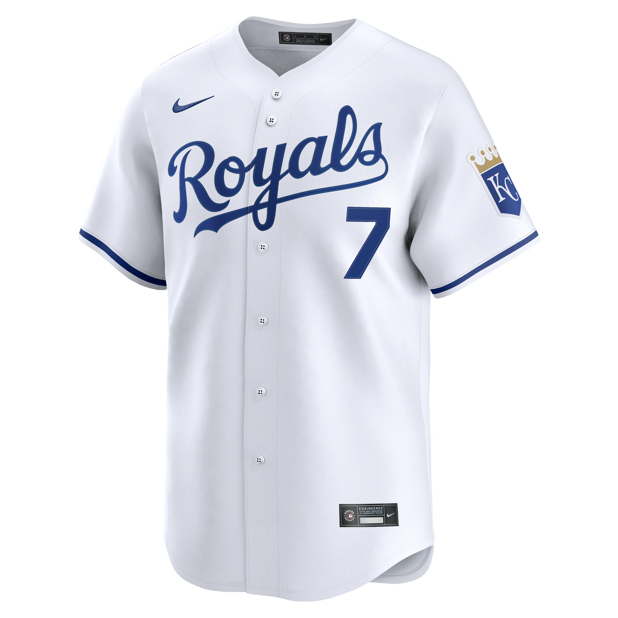 Bobby Witt Jr. Kansas City Royals Nike Home Limited Player Jersey - White