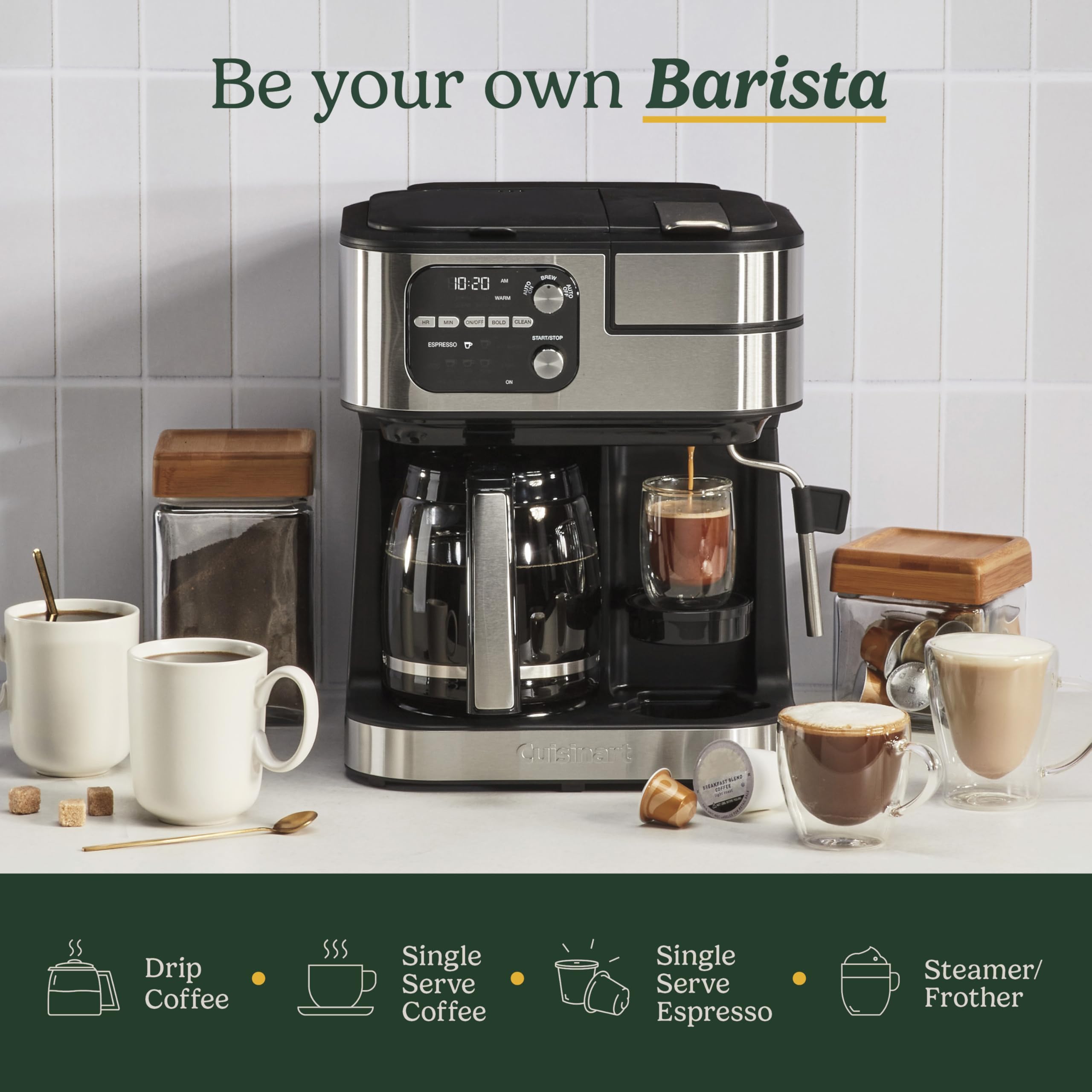 CUISINART Coffee Center Barista Bar 4-in-1 Coffee Maker