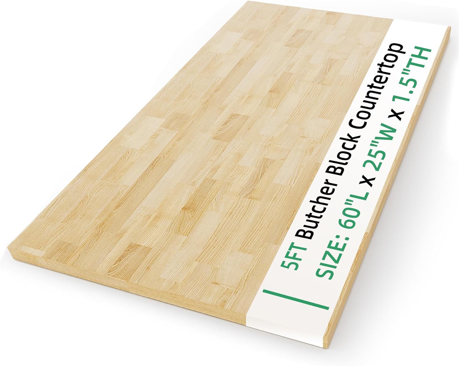 Butcher Block Countertop Wood Tabletop - 60