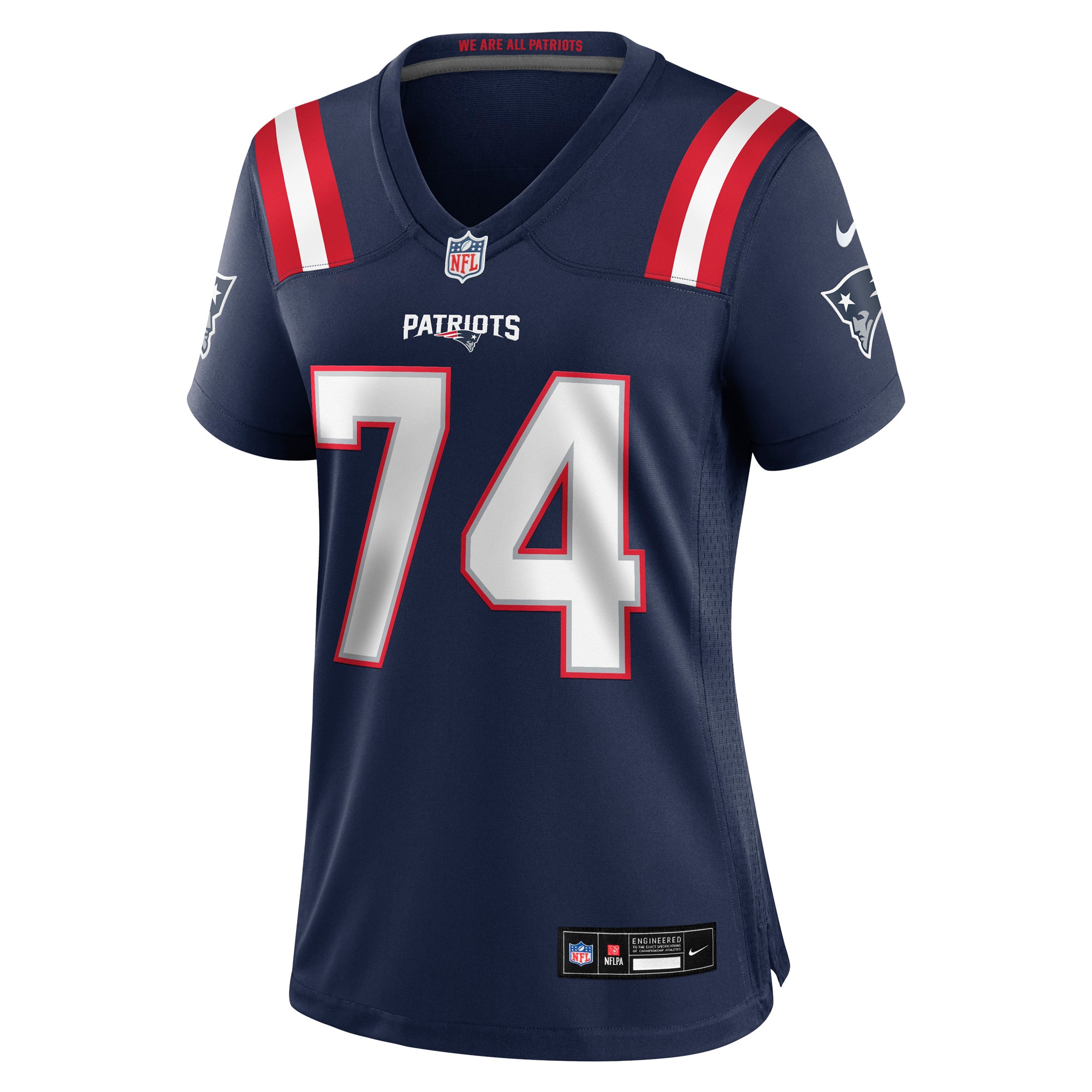 Caleb Lomu New England Patriots Nike Women's Team Game Jersey -  Navy