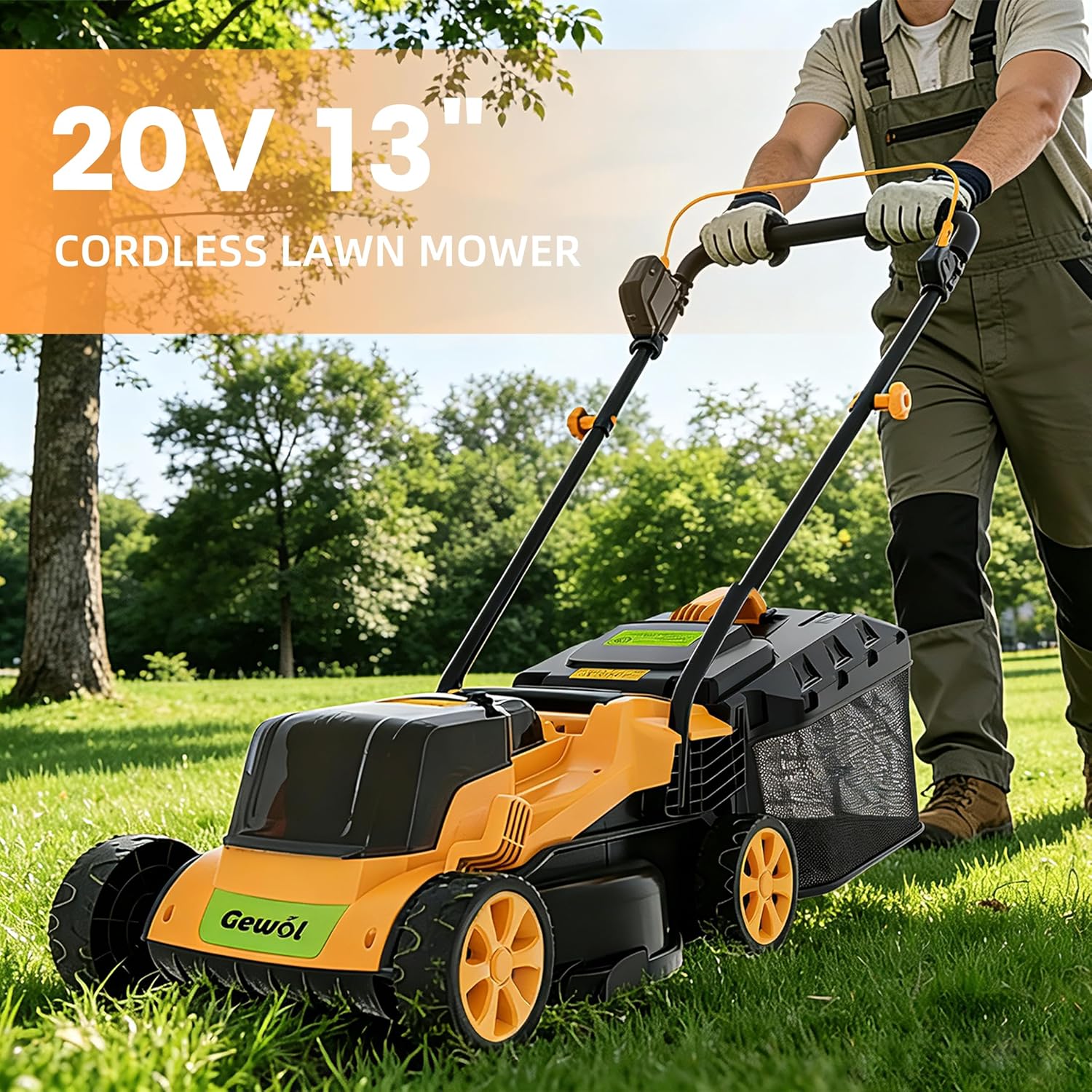 20V Cordless Lawn Mower, 13