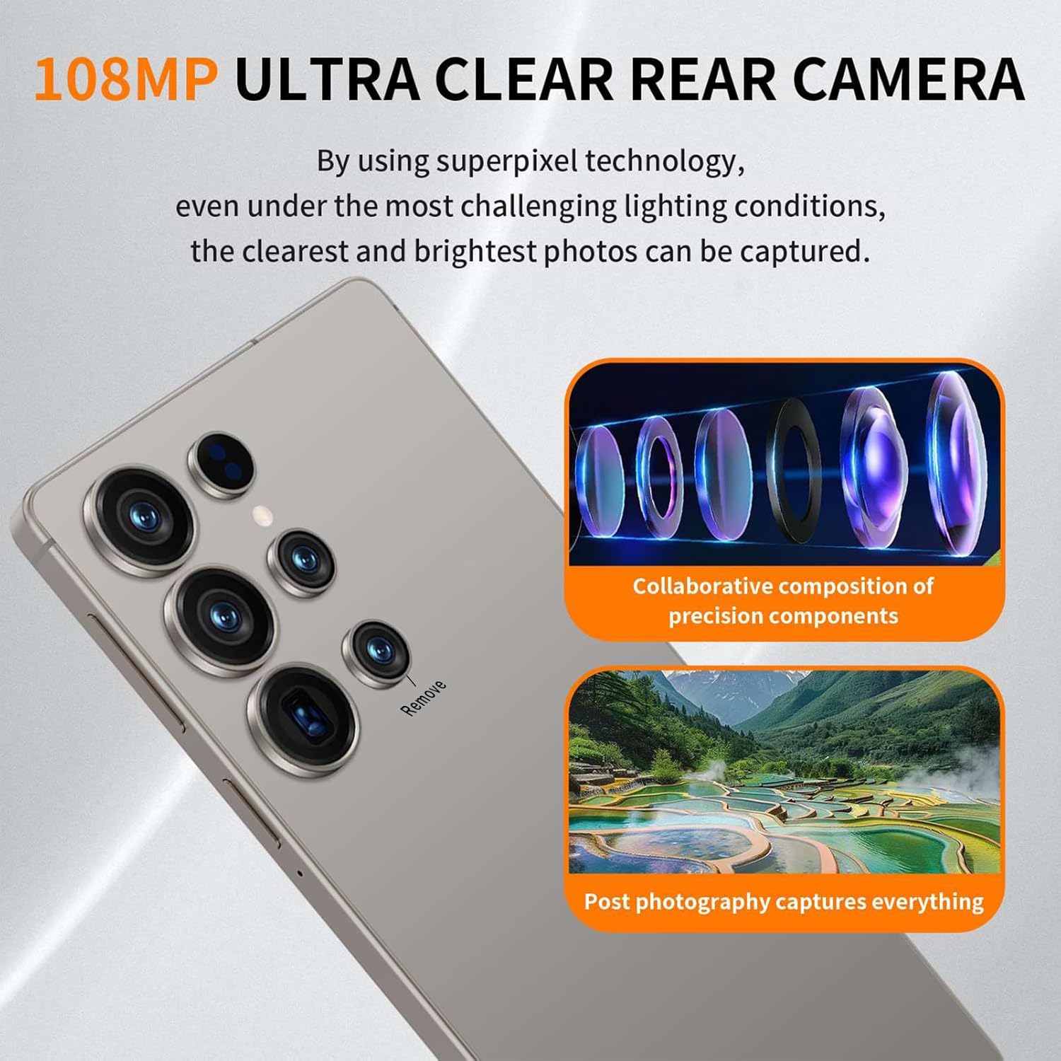 I25U 5G Unlocked Phones,Android 15.0 Smartphone,6.9
