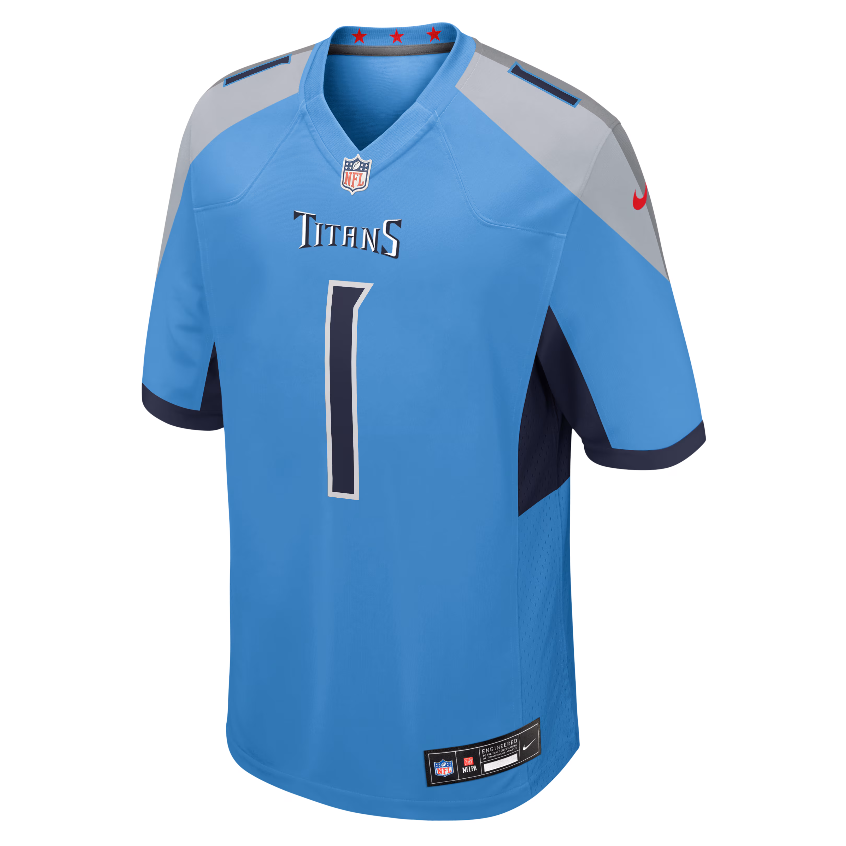Cameron Ward Tennessee Titans Nike Team Game Jersey - Light Blue