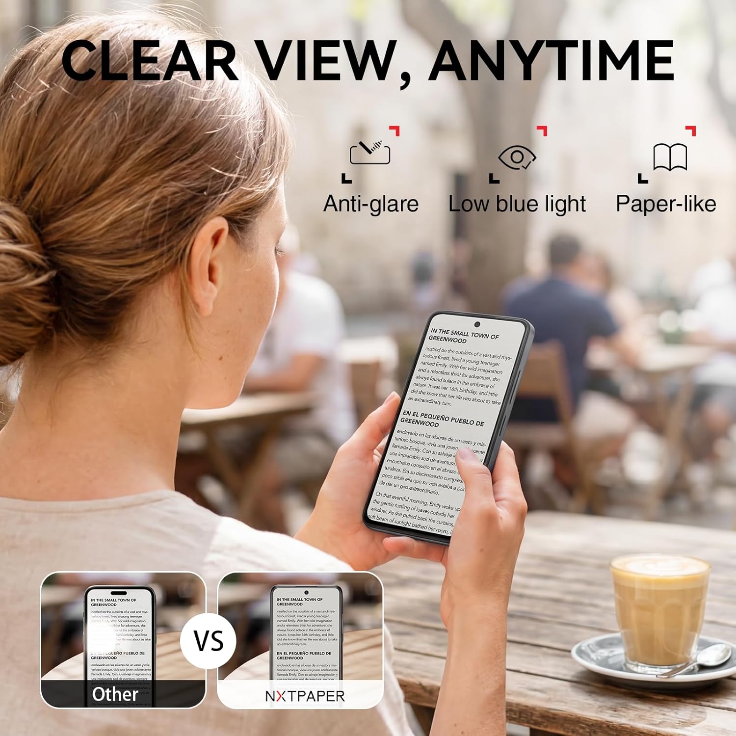 TCL 60 XE NXTPAPER 5G Cell Phone, AT&T, T-Mobile & Verizon Unlocked Android Smartphone, 8GB+128GB, 6.8
