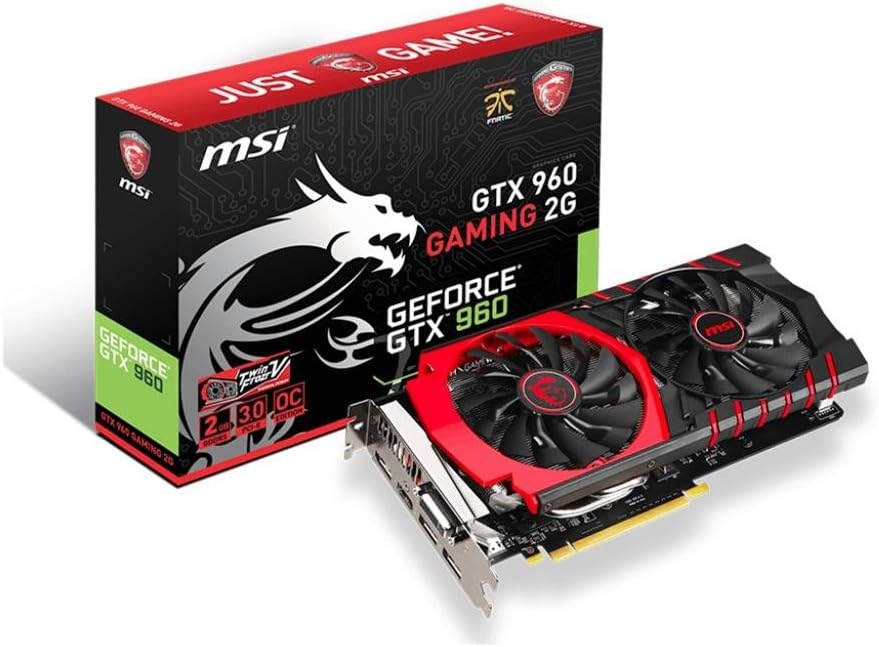 MSI Video Card GTX 960 GAMING 2G Retail
