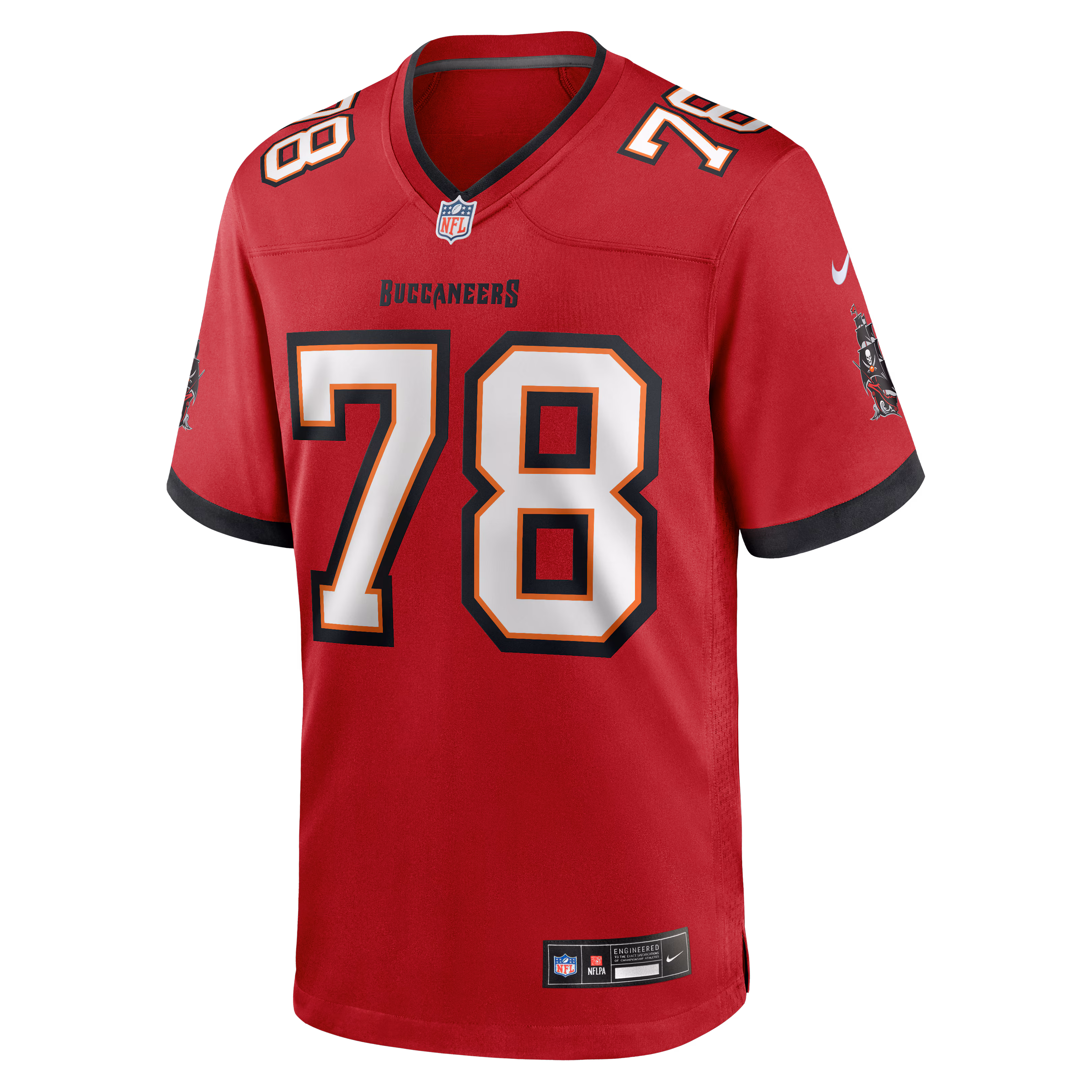Tristan Wirfs Tampa Bay Buccaneers Nike  Game Jersey -  Red