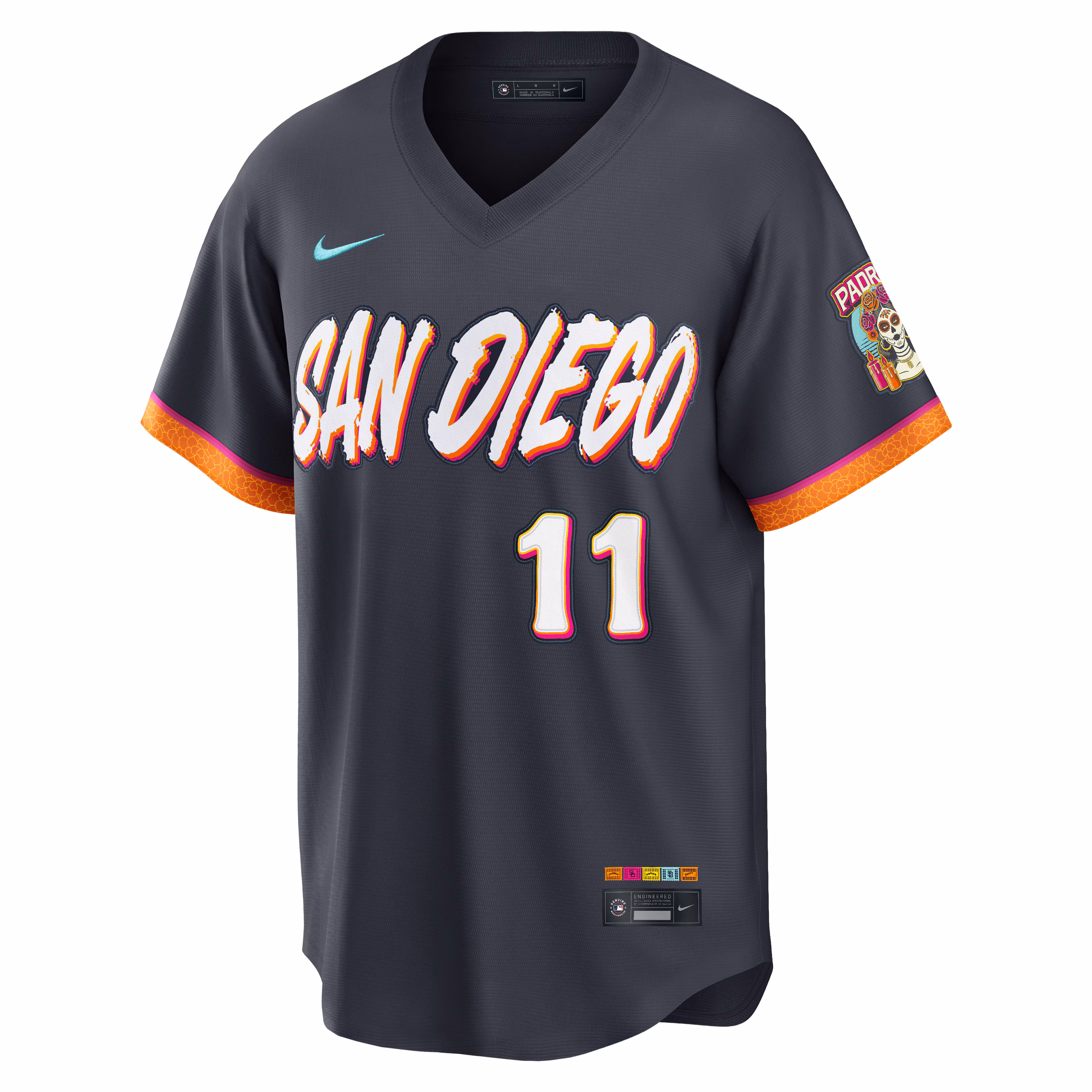 Yu Darvish San Diego Padres Nike 2026 City Connect Stadium Jersey - Obsidian