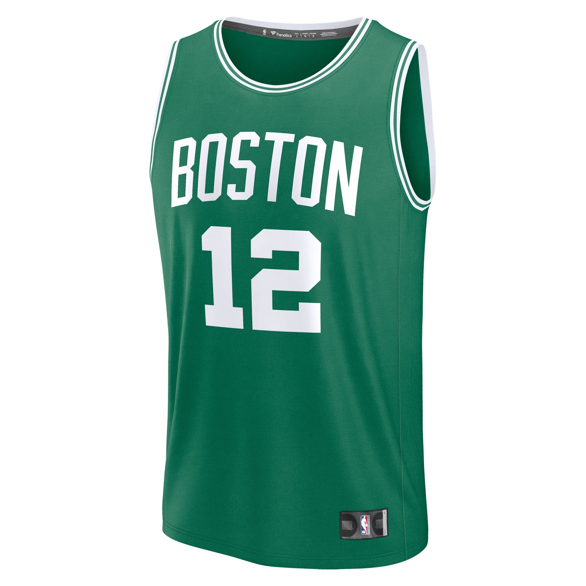 Chris Cenac Jr. Boston Celtics Fanatics 2026 NBA Draft First Round Pick Fast Break Jersey - Icon Edition - Green