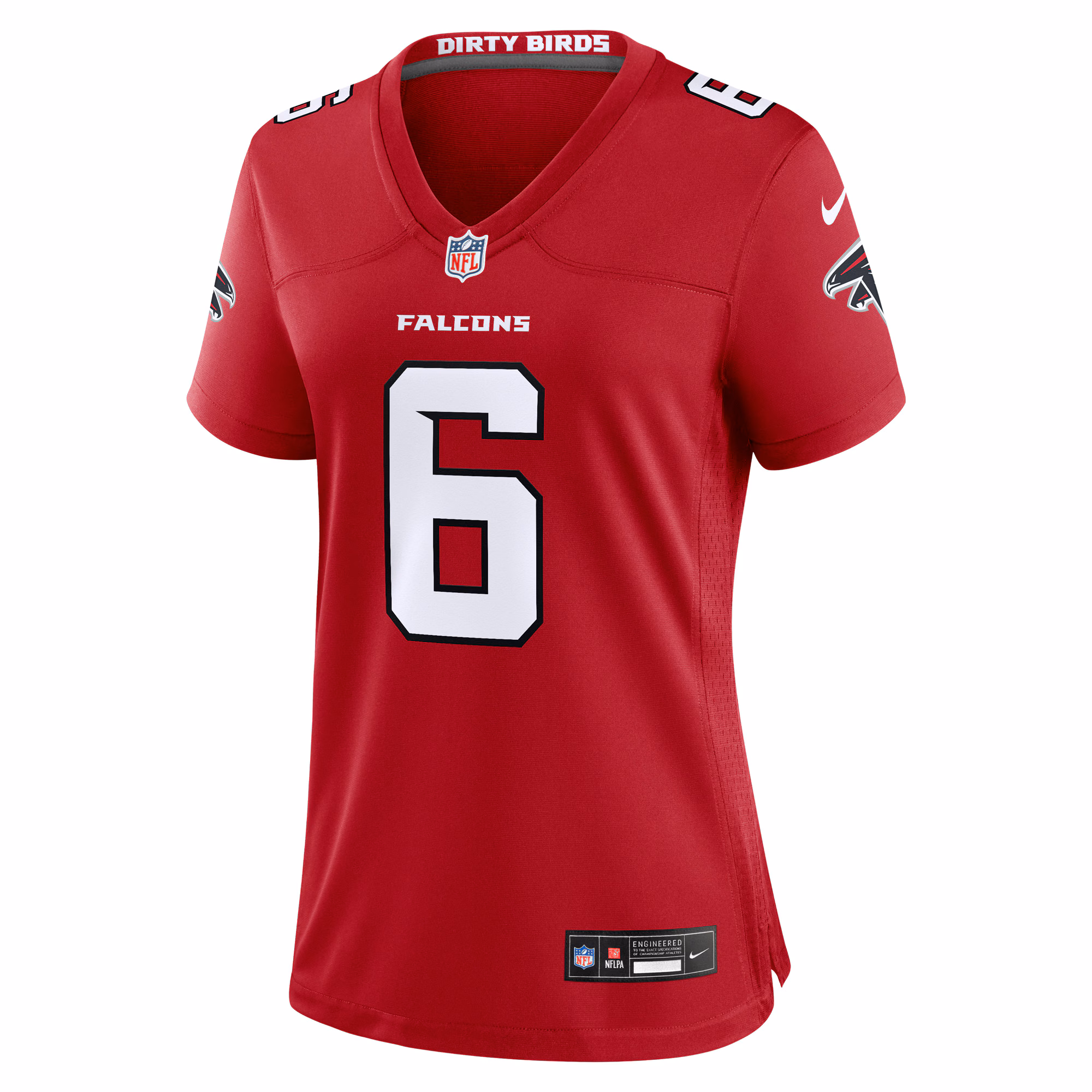 Nick Folk Atlanta Falcons Nike Women's Team Game Jersey -  Red
