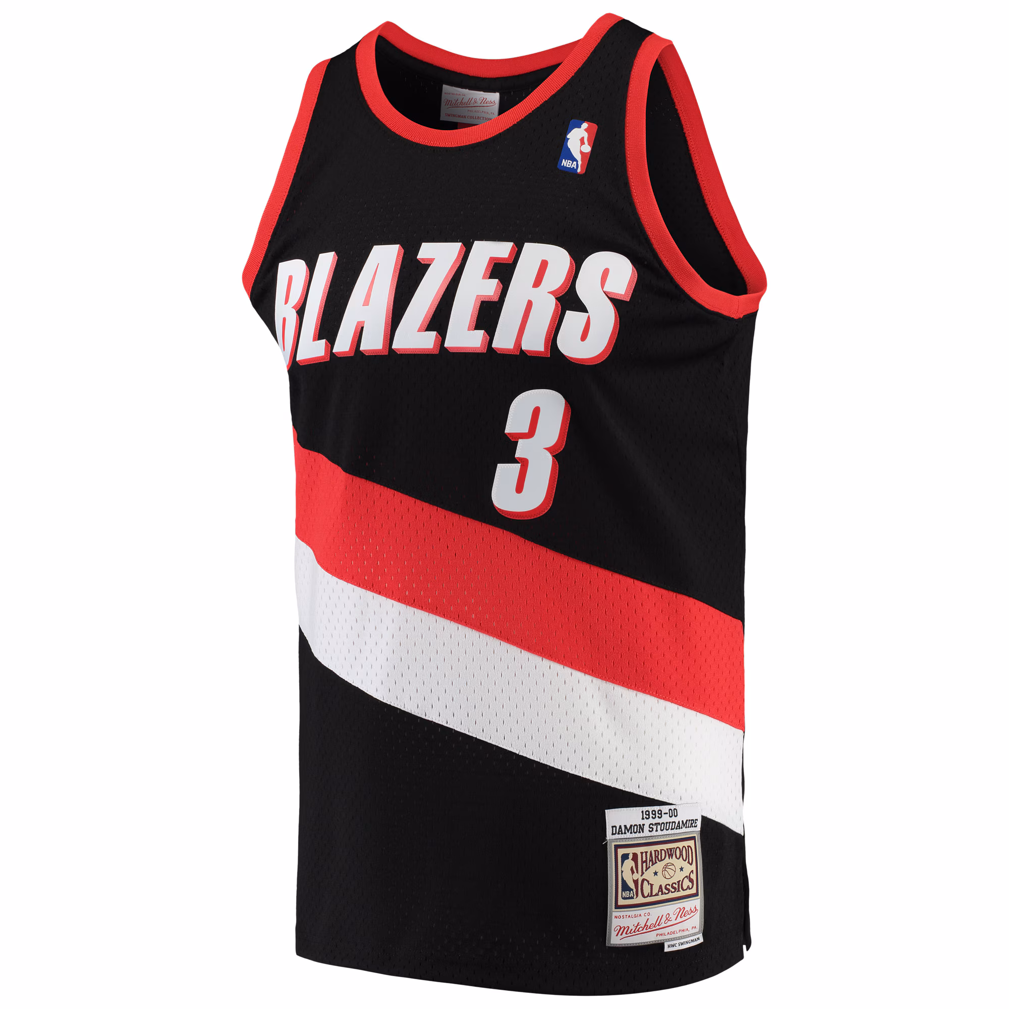Damon Stoudamire Portland Trail Blazers Mitchell & Ness 1999/00 Hardwood Classics Swingman Jersey - Black