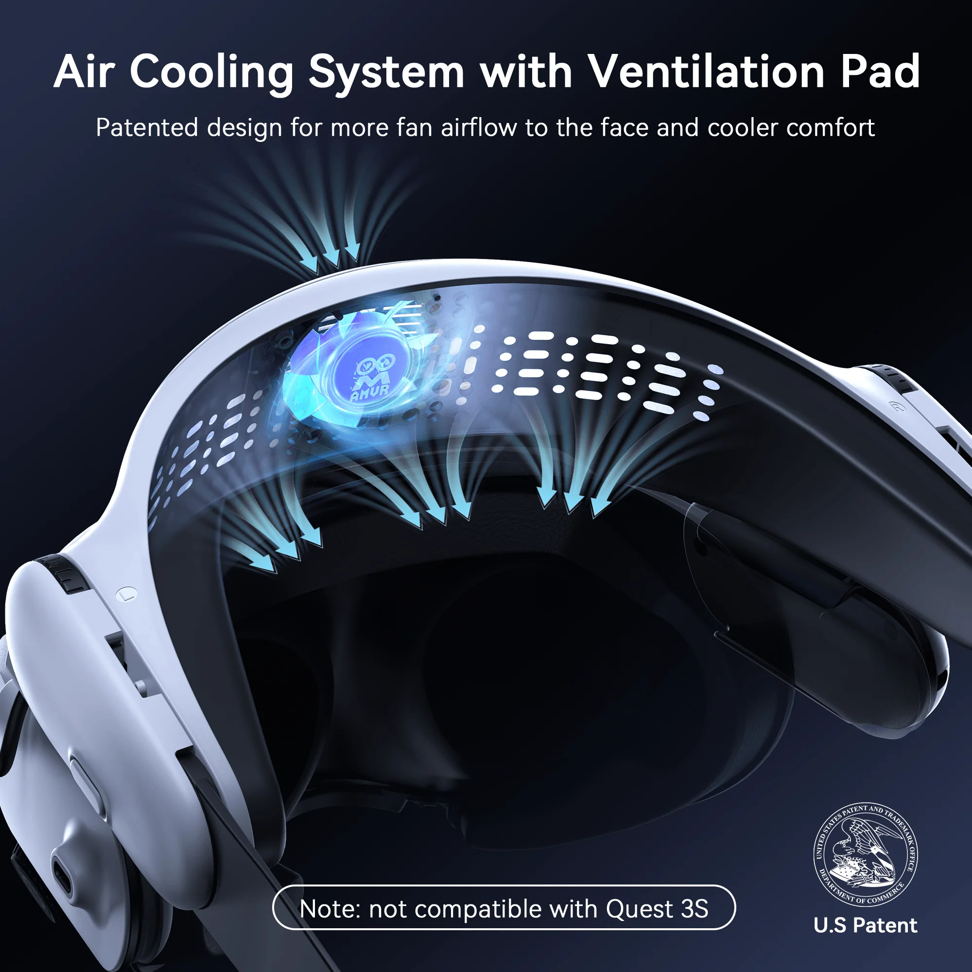 BS1 Battery Head Strap for Quest 3 (Includes One Battery)