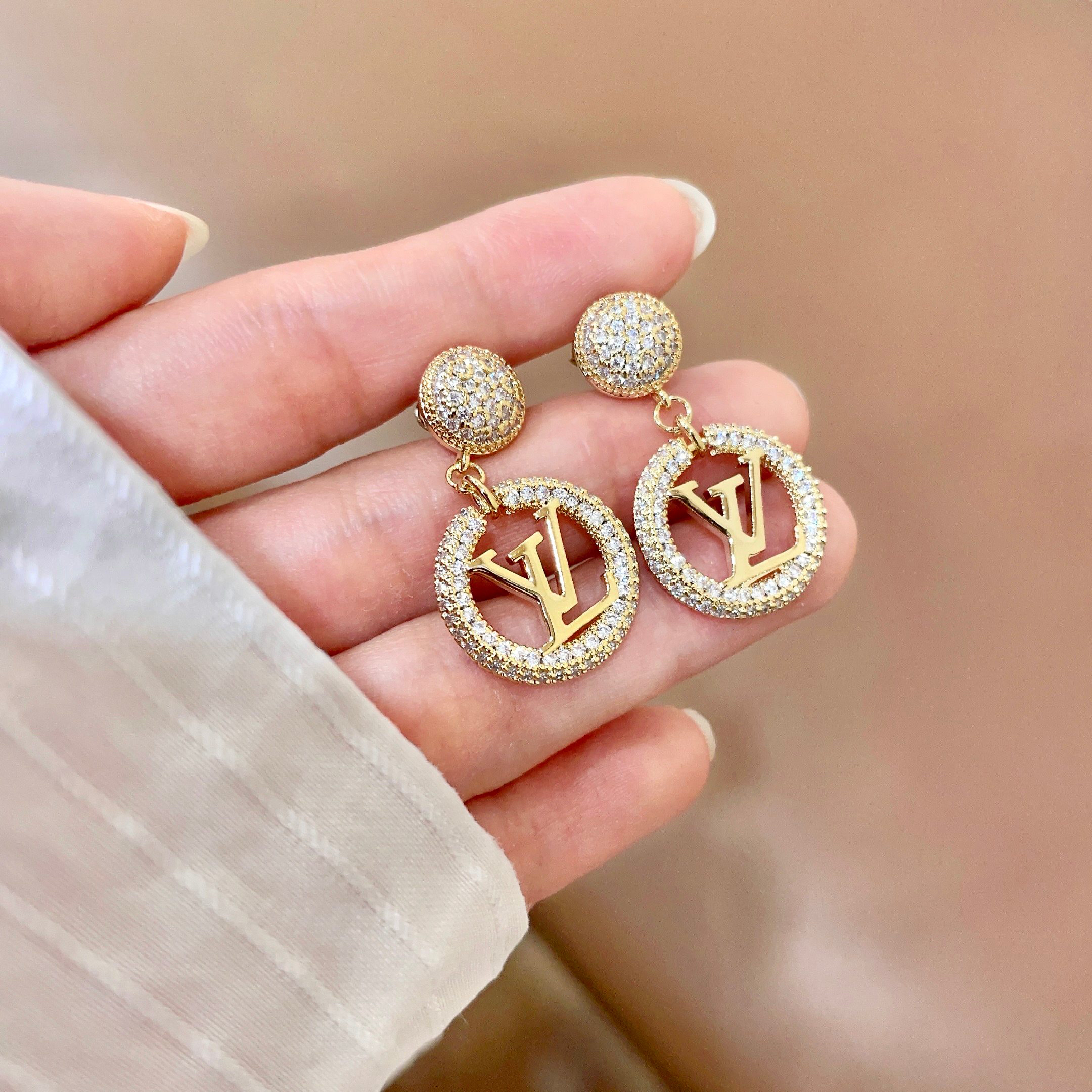 LV earrings-54