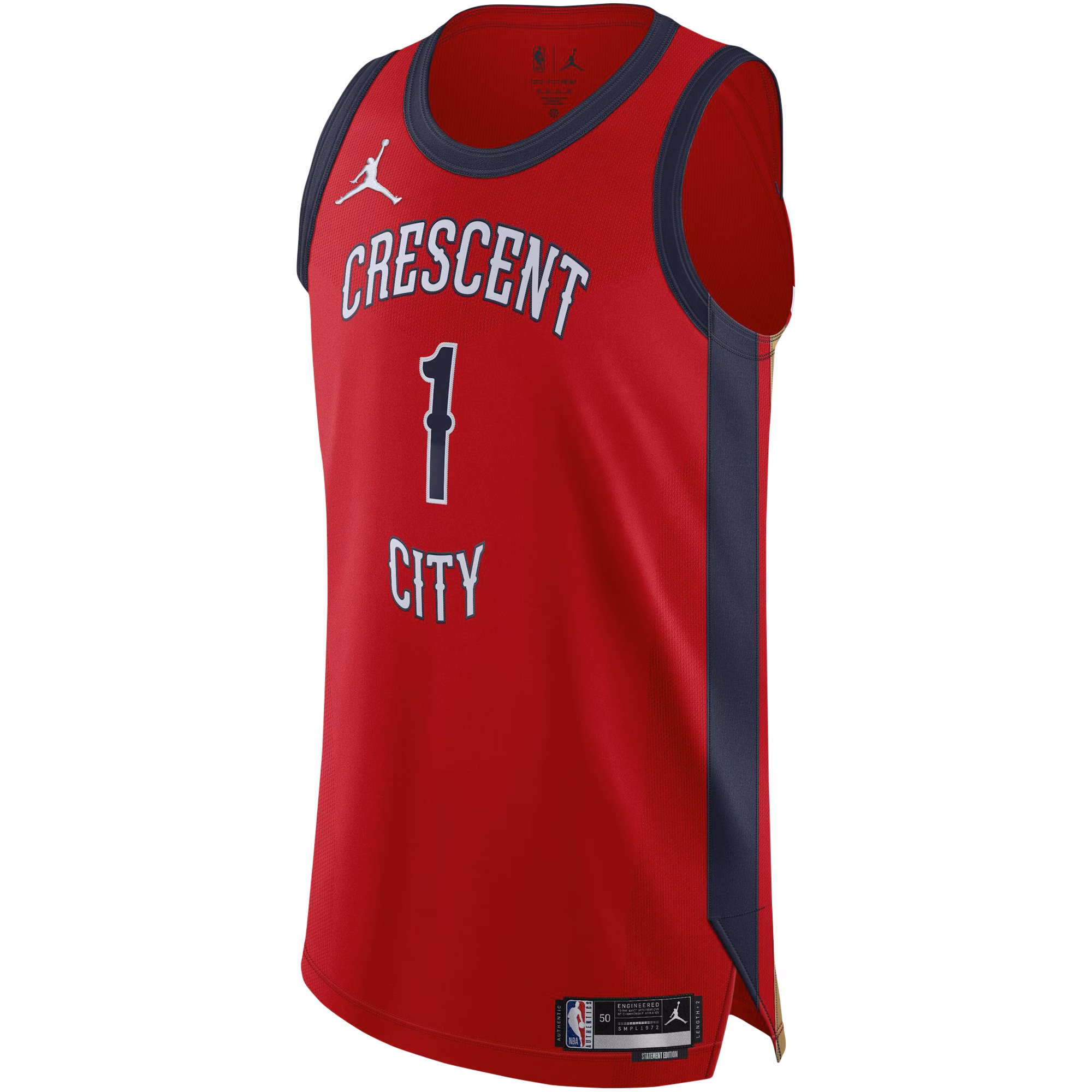 Zion Williamson New Orleans Pelicans Jordan Brand Authentic Jersey - Statement Edition - Red