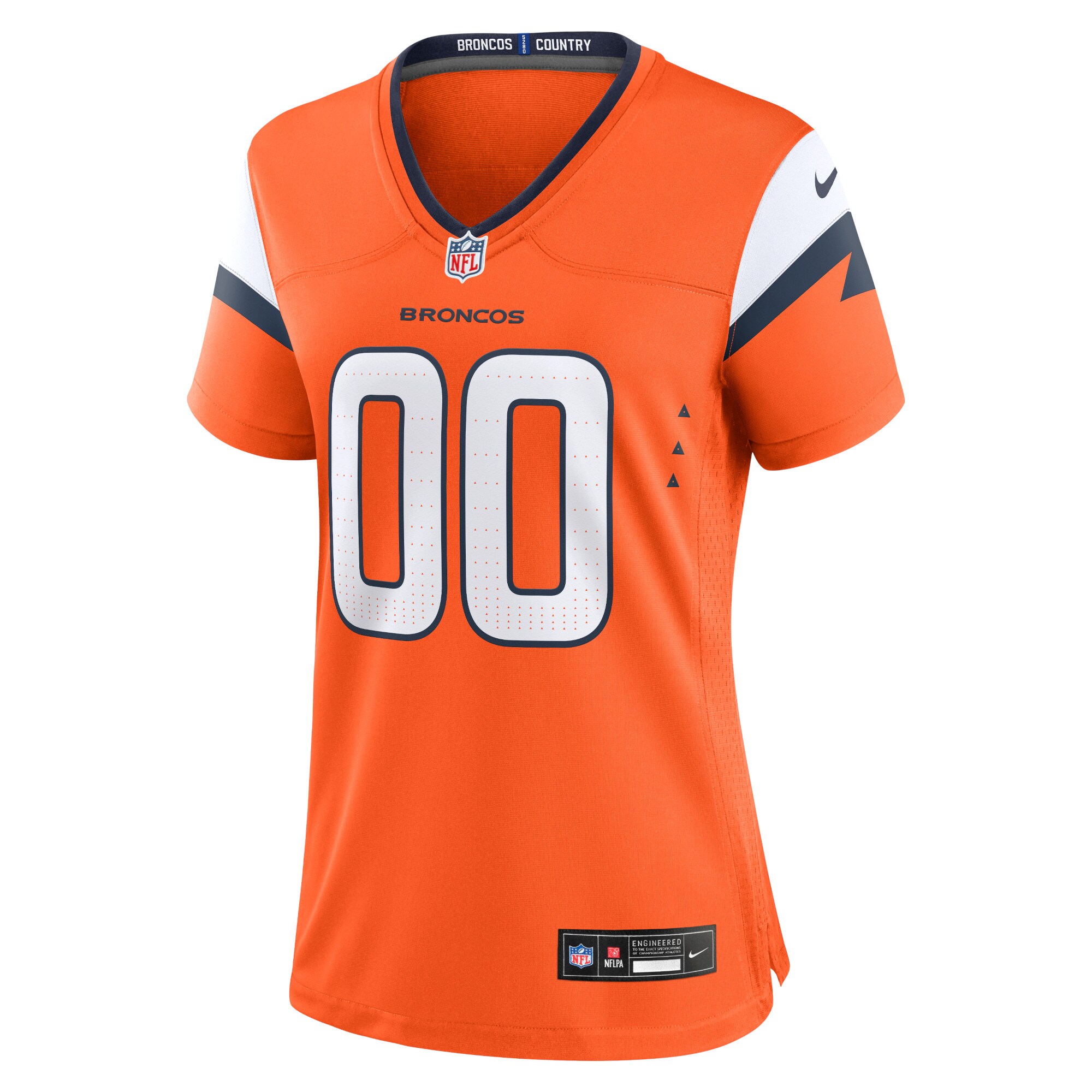 Denver Broncos Nike Women's Team Custom Game Jersey  - Orange