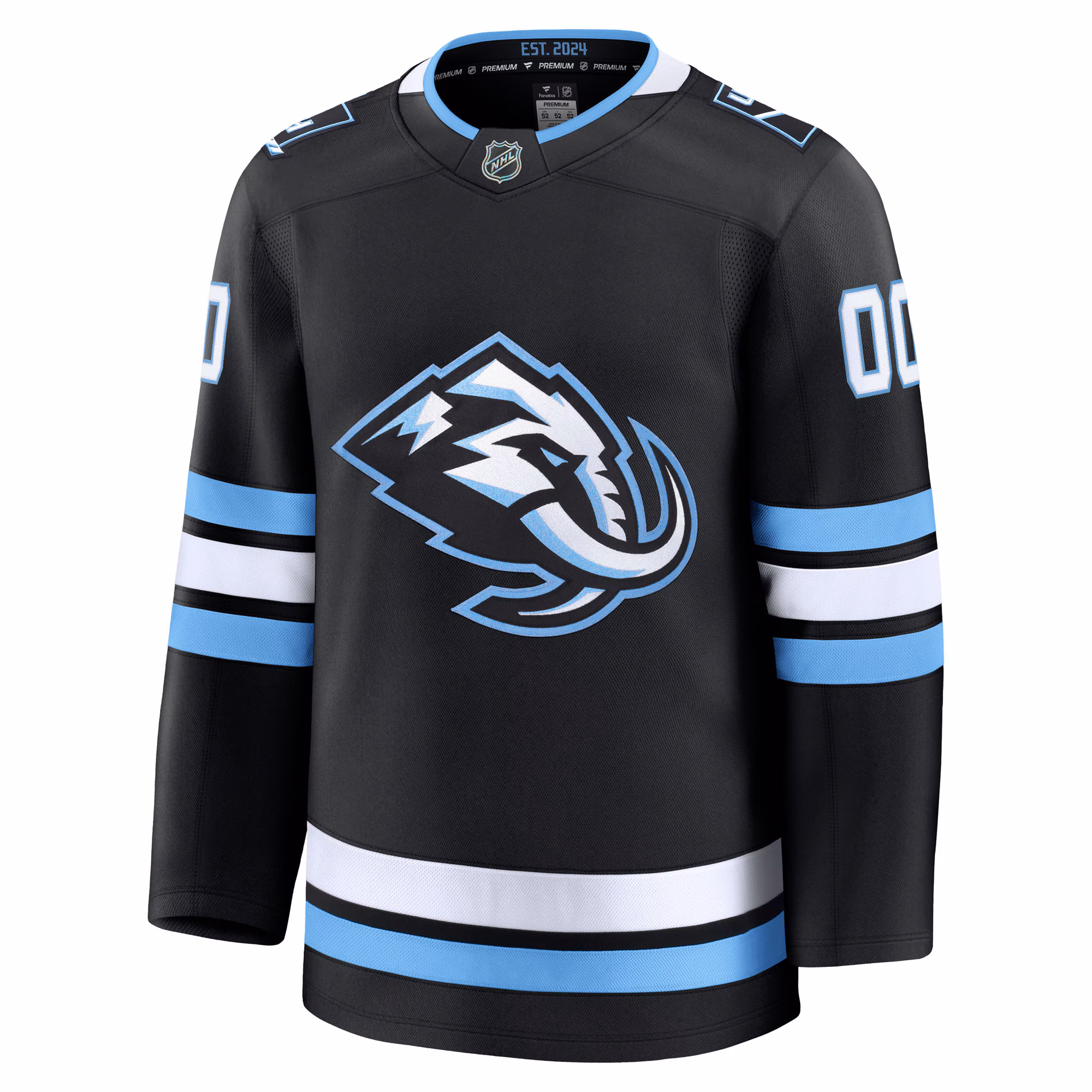 Utah Mammoth Fanatics Home Premium Custom Jersey - Black