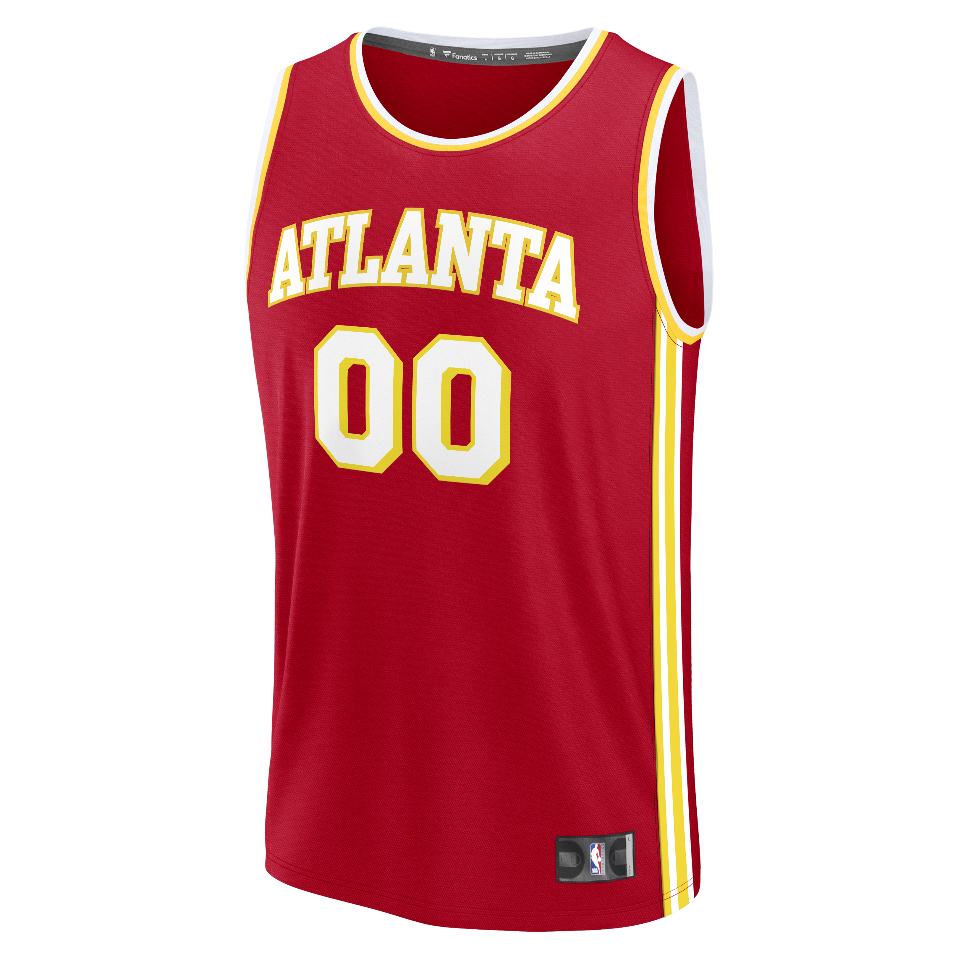Atlanta Hawks Fanatics Fast Break Custom Jersey - Icon Edition - Red