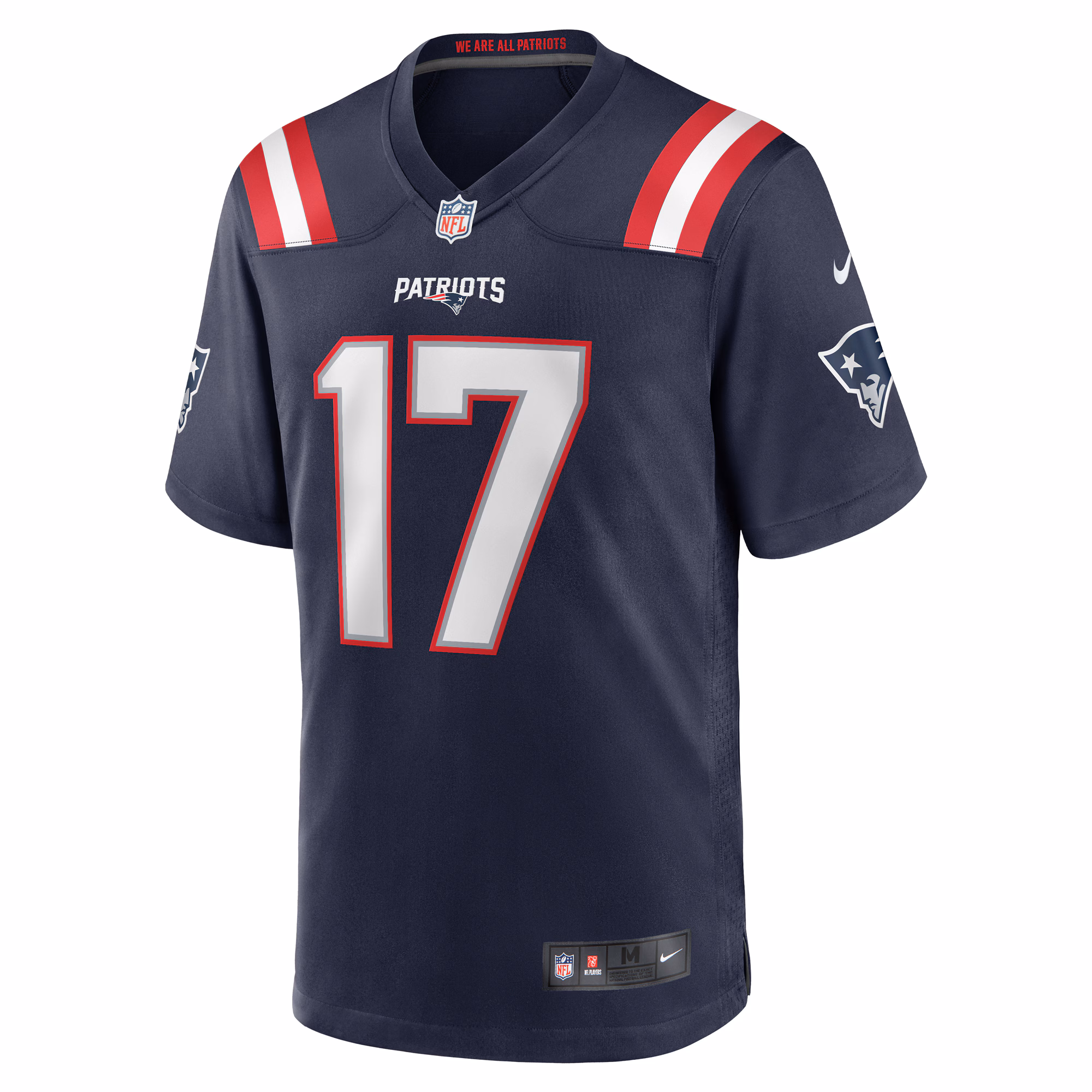 Bryce Baringer New England Patriots Nike Team Game Jersey -  Navy