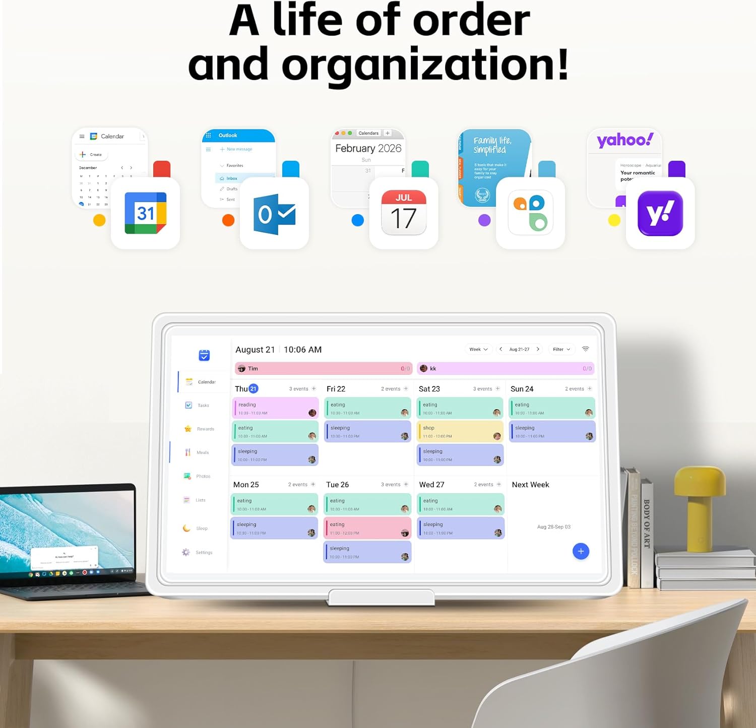 Digital Calendar 15.6