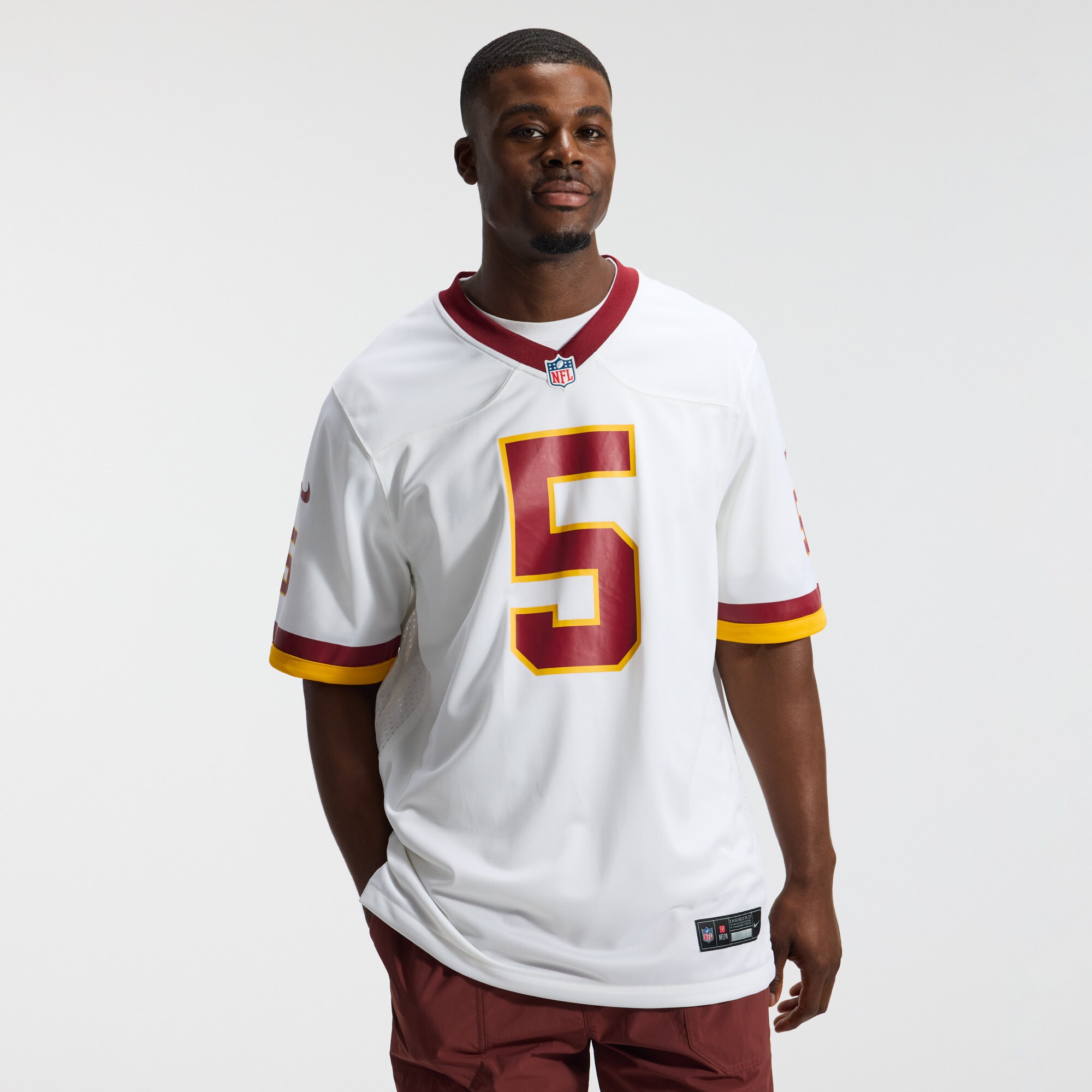 Jayden Daniels Washington Commanders Nike Game Super Bowl Era Jersey - White