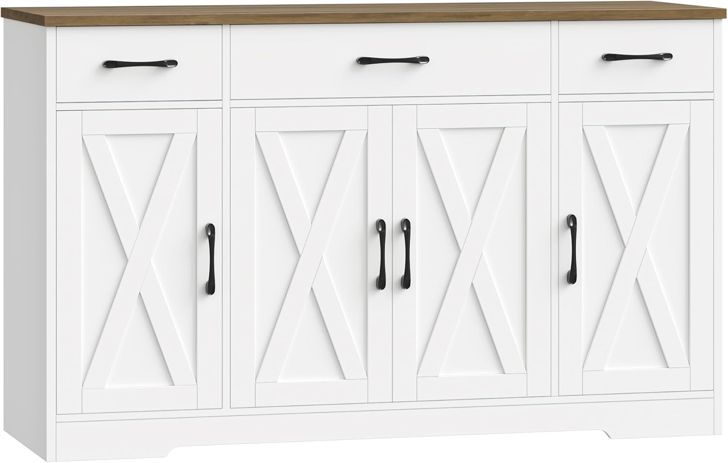 HOSTACK Buffet Cabinet with Drawers, 55