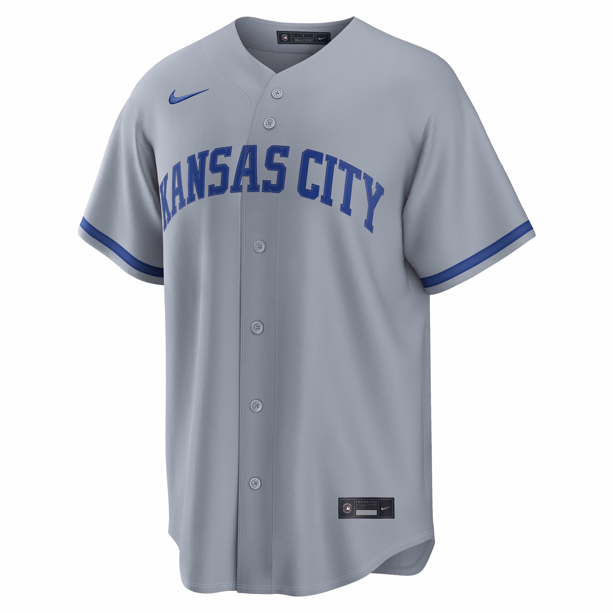Bobby Witt Jr. Kansas City Royals Nike Road Replica Jersey - Gray