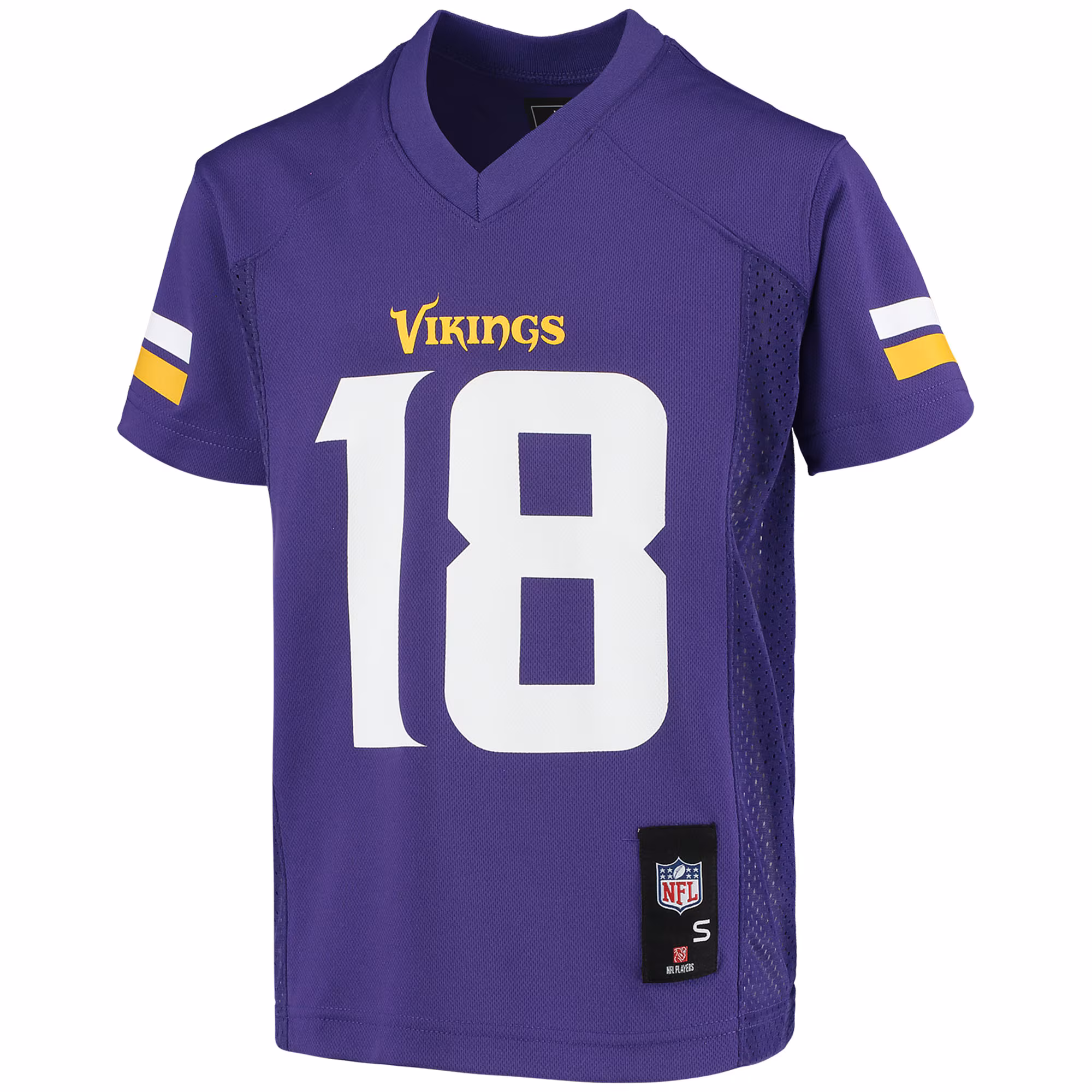 Justin Jefferson Minnesota Vikings Youth Replica Player Jersey - Purple