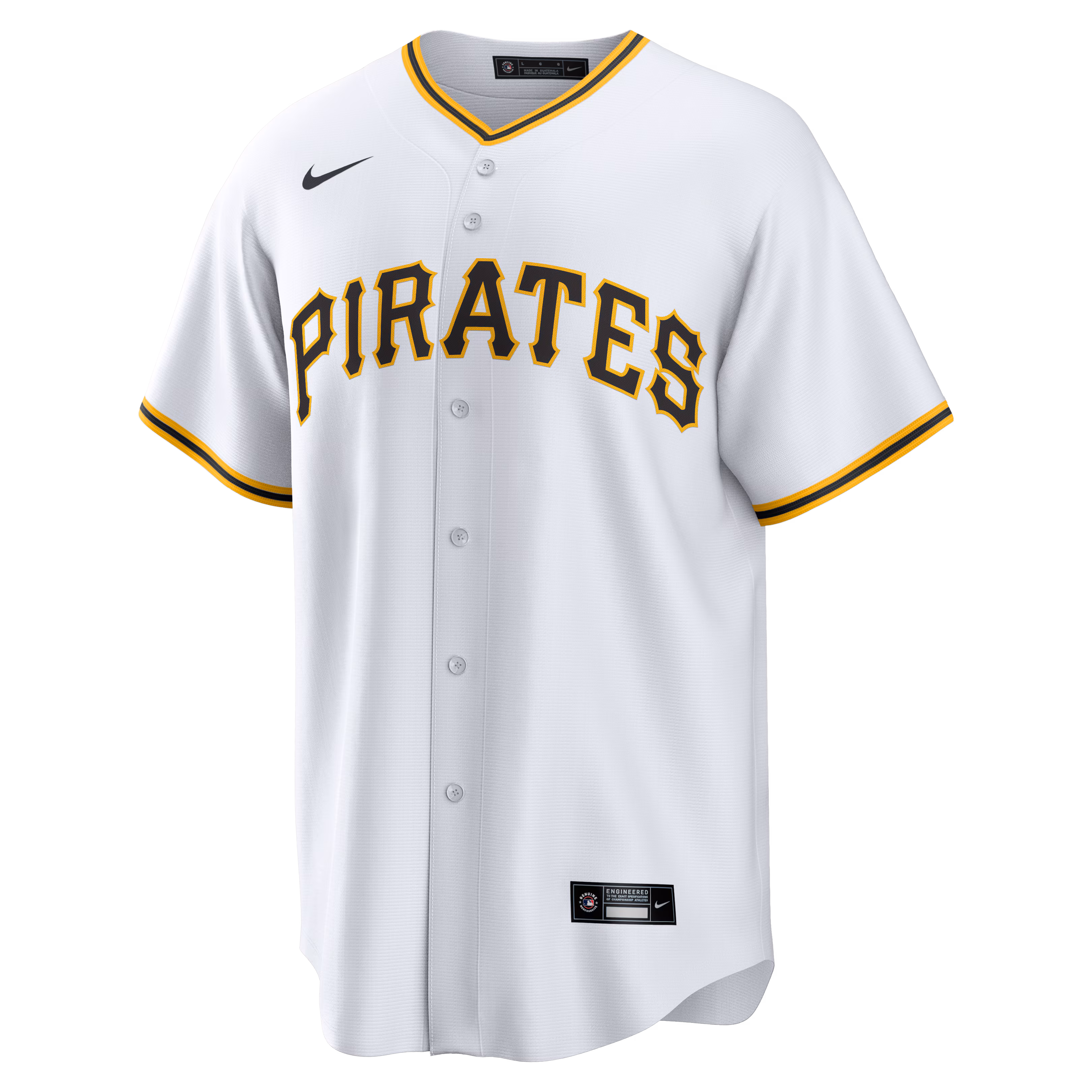 Konnor Griffin Pittsburgh Pirates Nike Home Replica Jersey - White