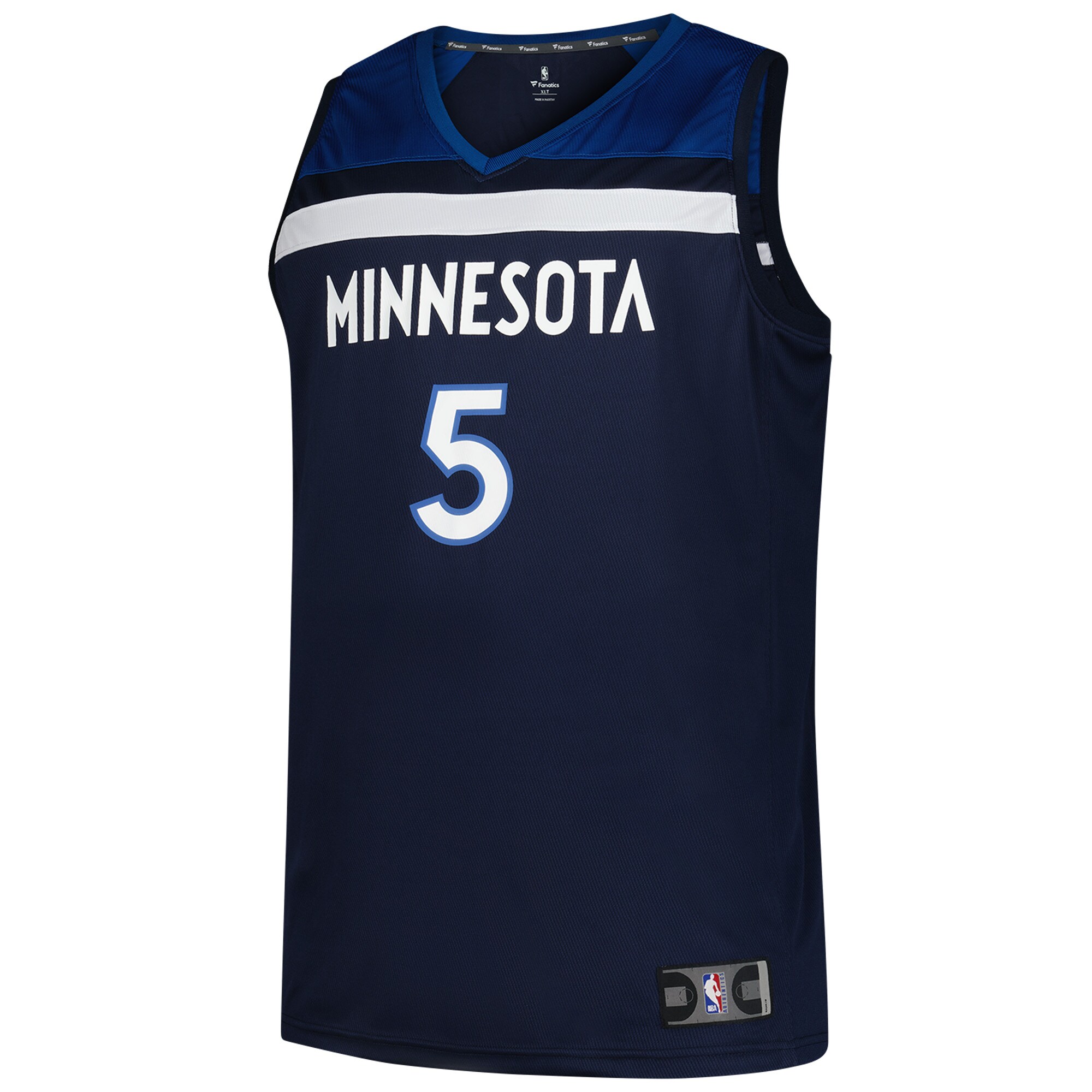 Anthony Edwards Minnesota Timberwolves Fanatics Big & Tall Fast Break Jersey - Icon Edition - Navy