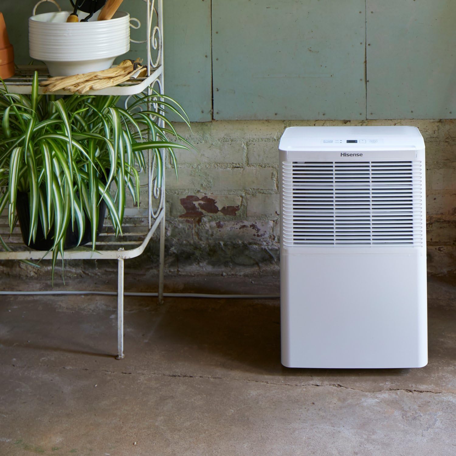 Hisense 25 Pint Small Compact Portable Dehumidifier, Energy Efficient Quiet Humidity Absorber Moisture Extractor for Bathroom Bedroom Room Garage Attic Home Crawl Space Closet