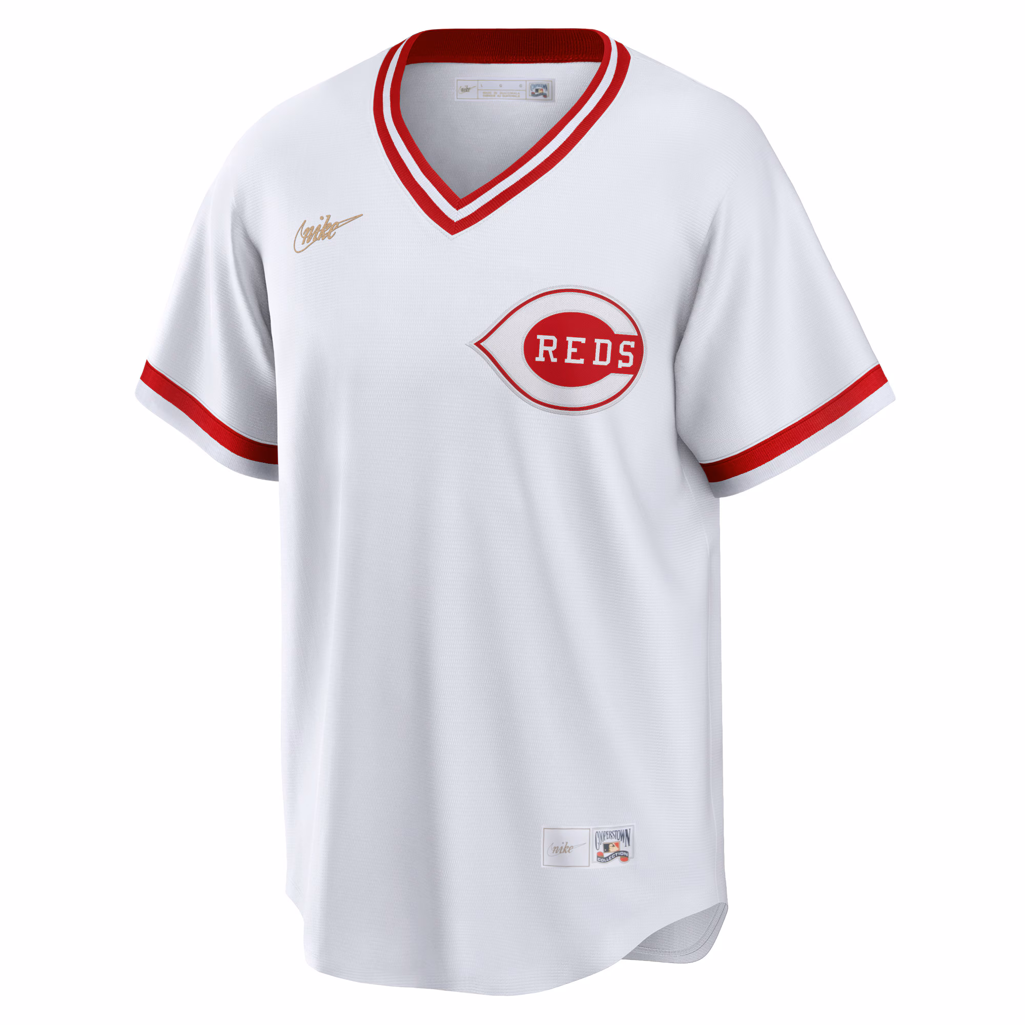 Cincinnati Reds Nike Home Cooperstown Collection Team Jersey - White