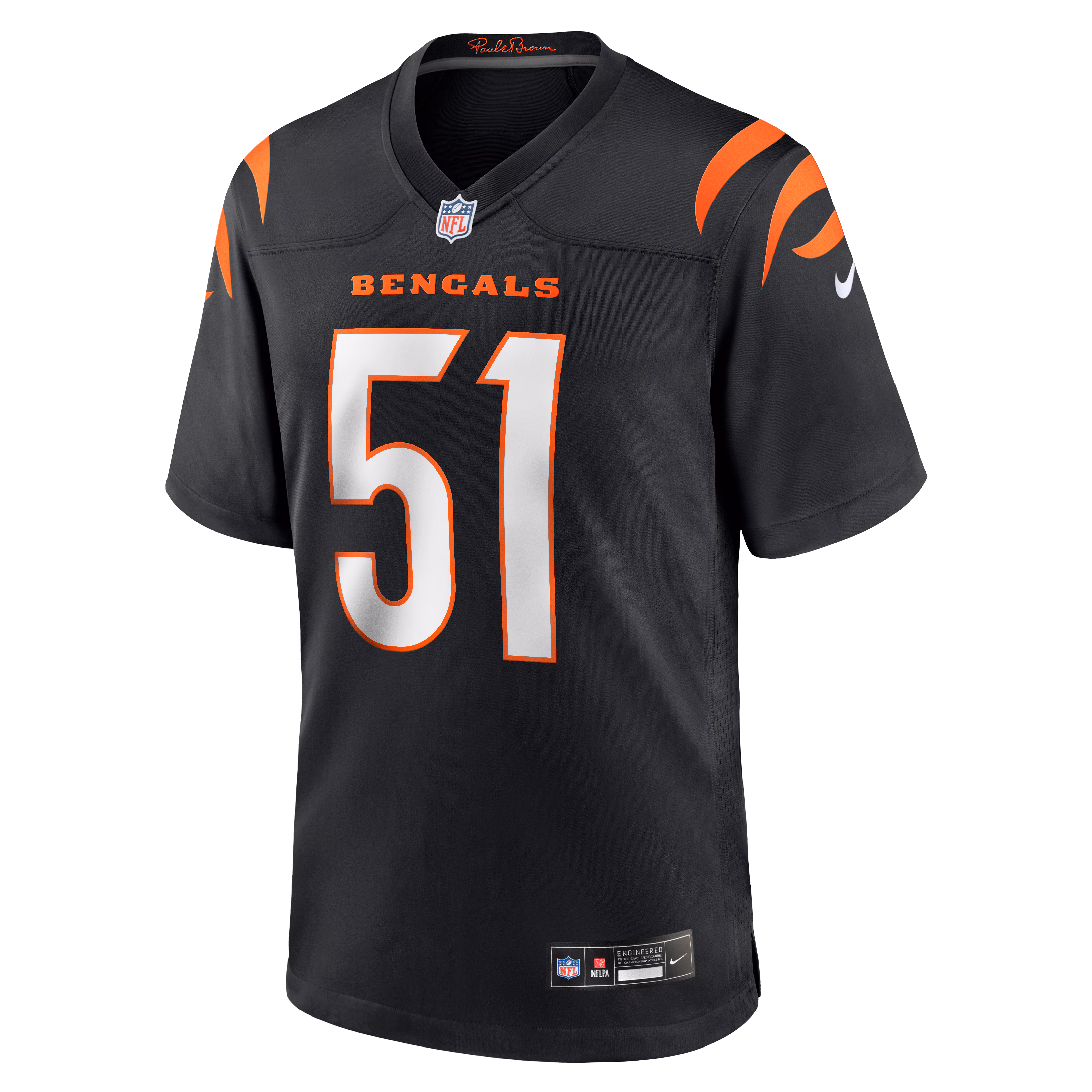 Isaiah Foskey Cincinnati Bengals Nike Team Game Jersey -  Black