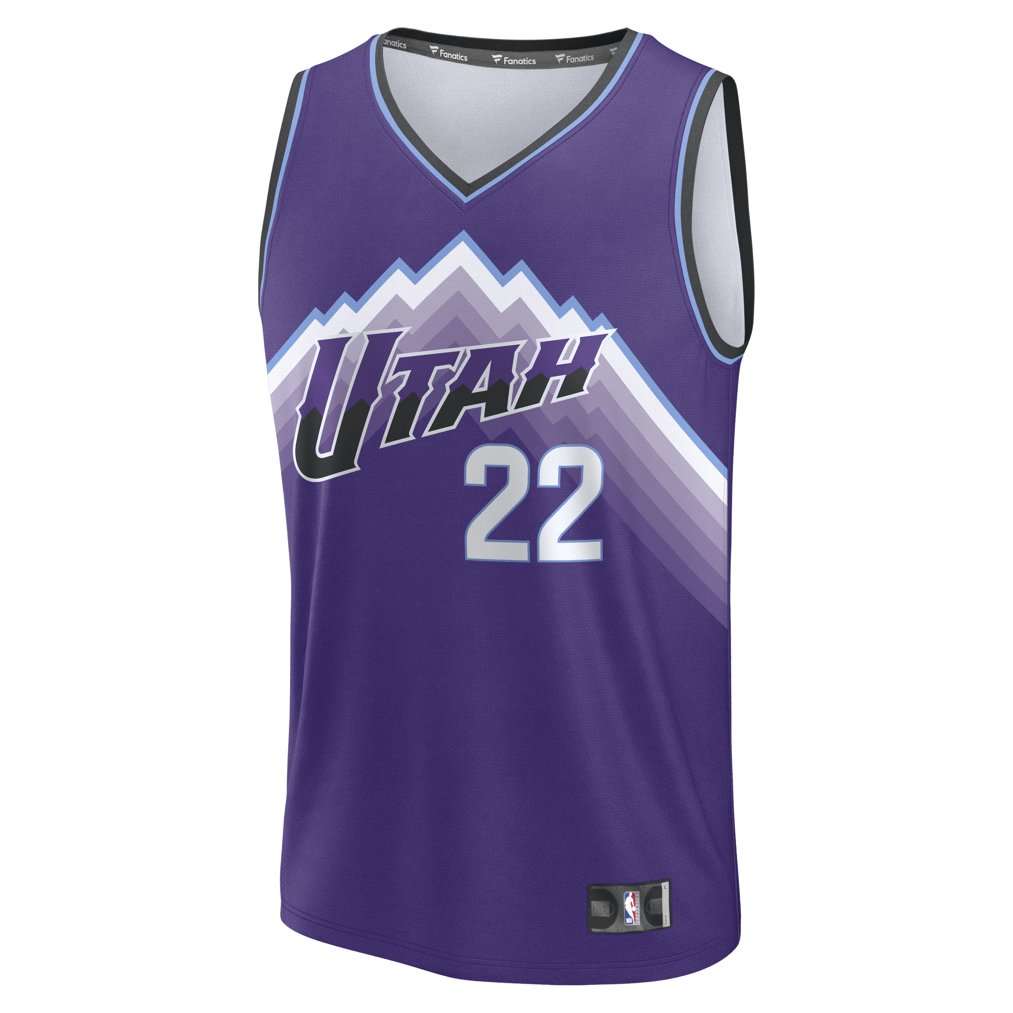Darryn Peterson Utah Jazz Fanatics 2026 NBA Draft First Round Pick Fast Break Jersey - Icon Edition - Purple