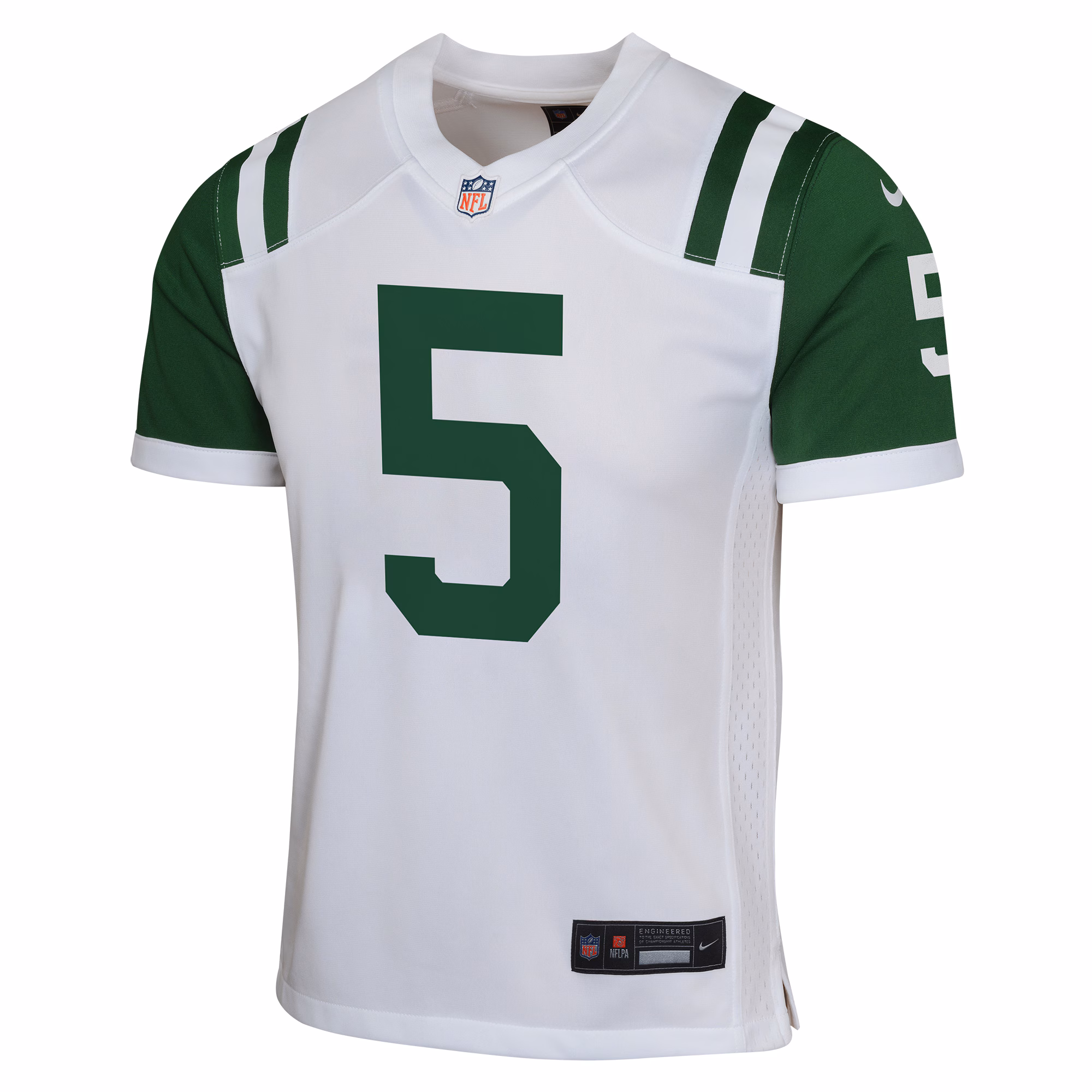 Garrett Wilson New York Jets Nike Youth Game Jersey - White