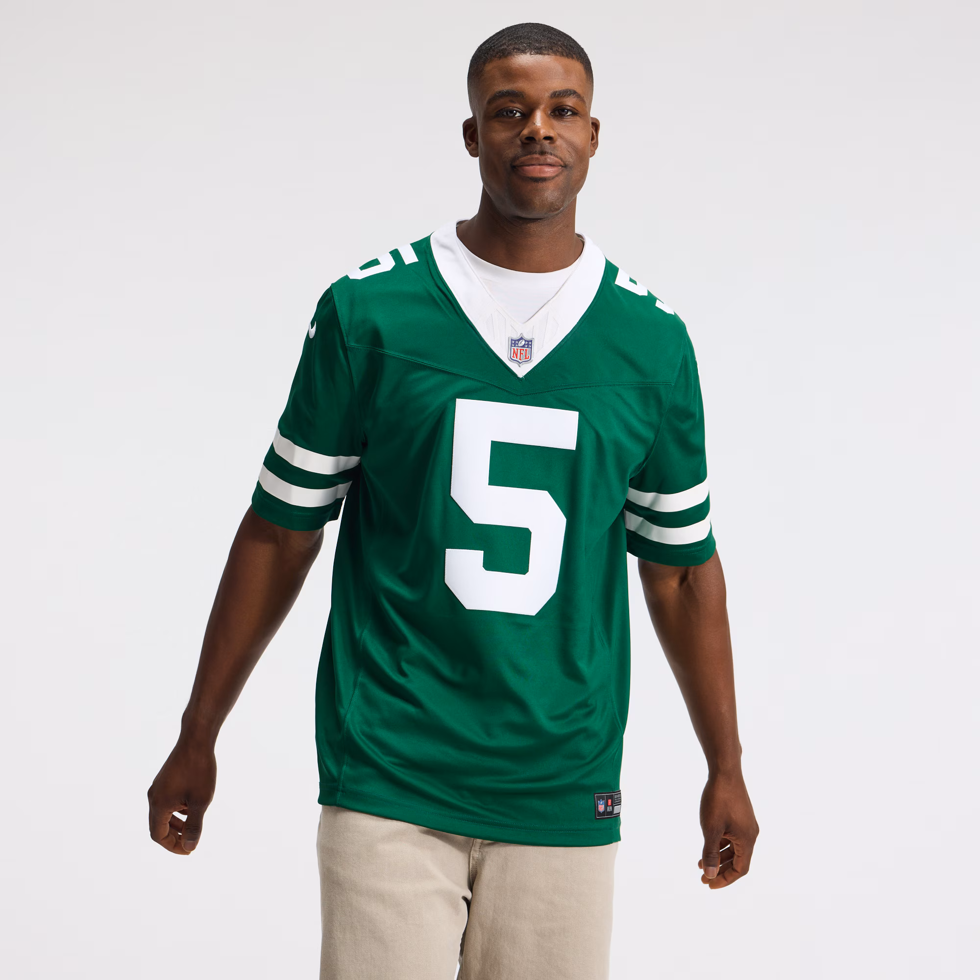 Garrett Wilson New York Jets Nike Vapor F.U.S.E. Stitched Limited Jersey - Green