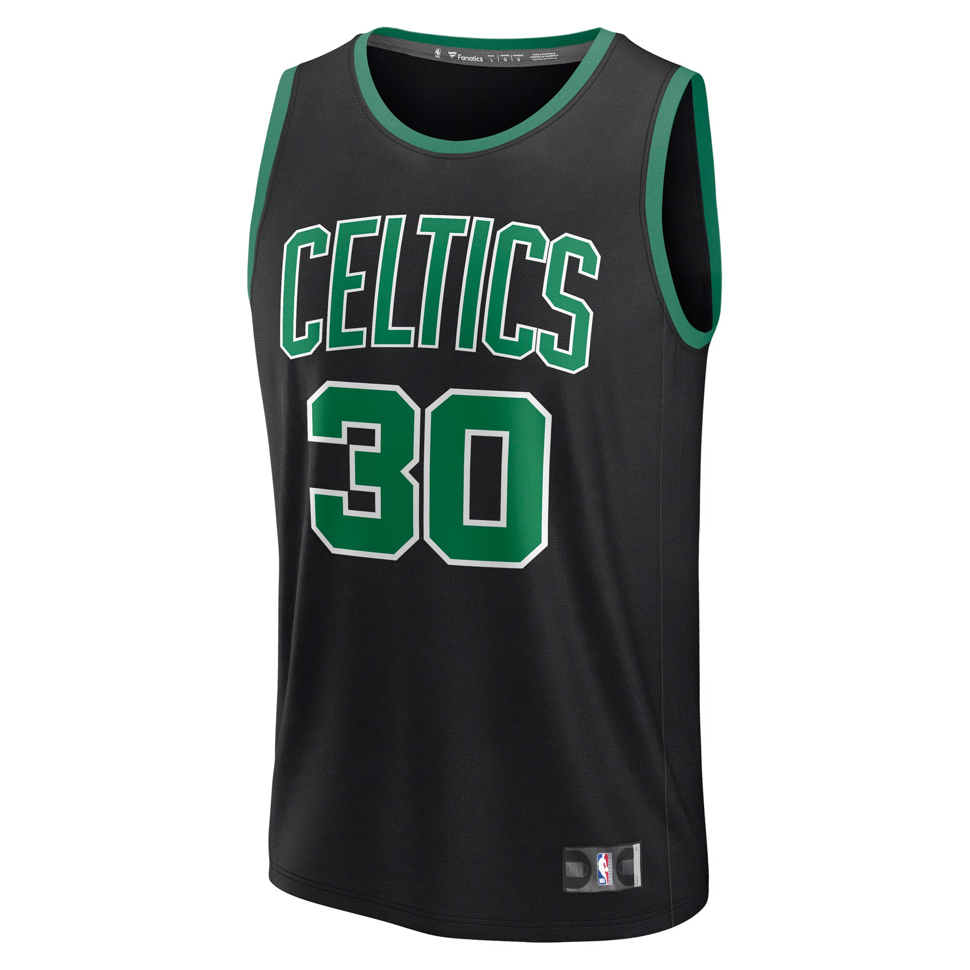 Sam Hauser Boston Celtics Fanatics Fast Break Replica Player Jersey - Statement Edition - Black