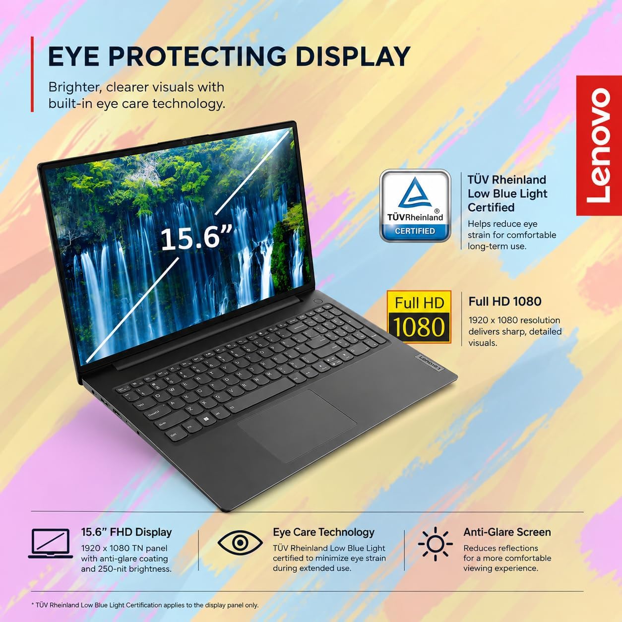 Lenovo V15 Business Laptop 2026 Edition, AMD Ryzen 3 7000-Series(Beat i7-1065G7), 15.6