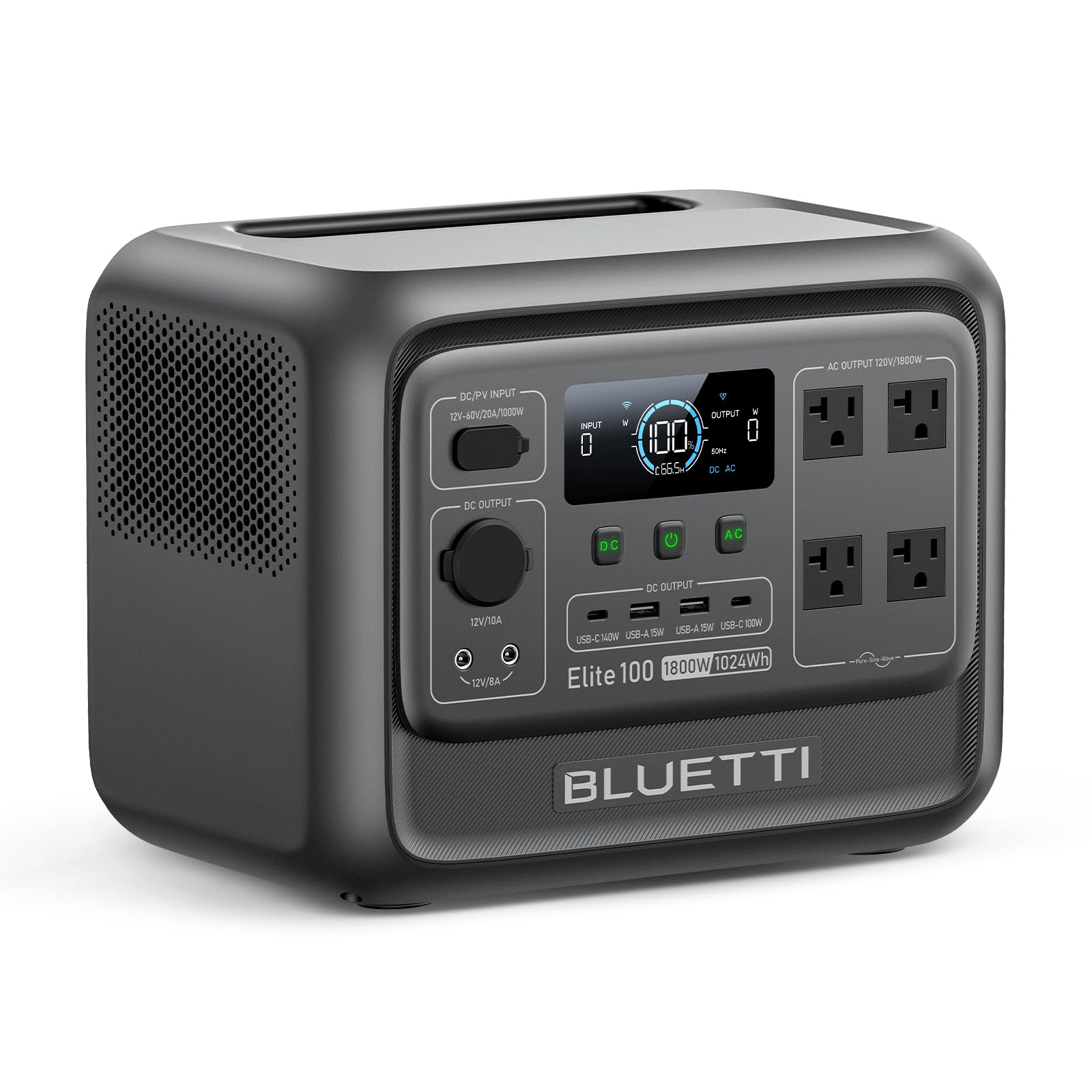 BLUETTI Elite 100 V2 Portable Power Station - 1024Wh Backup