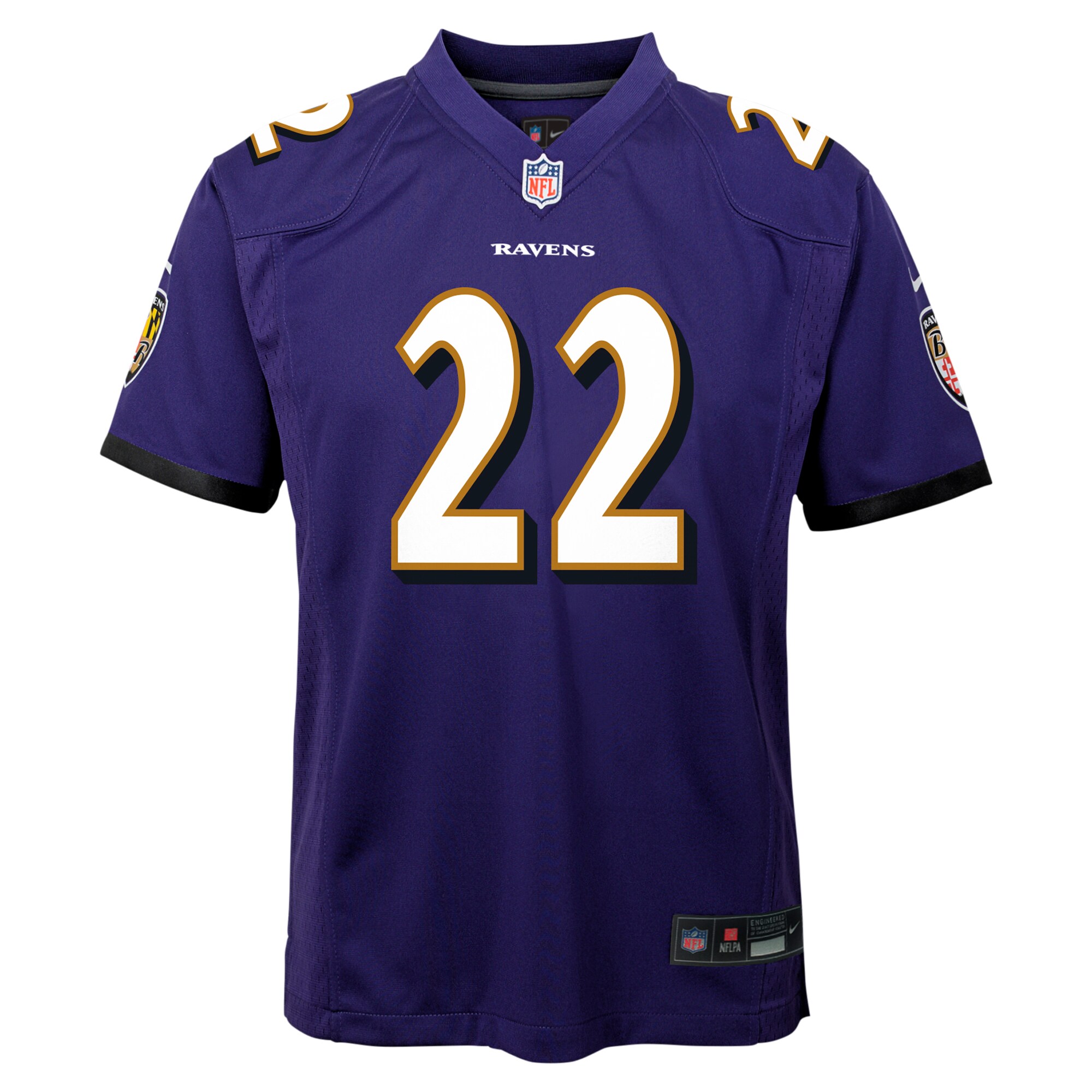Derrick Henry Baltimore Ravens Nike Youth Game Jersey - Purple