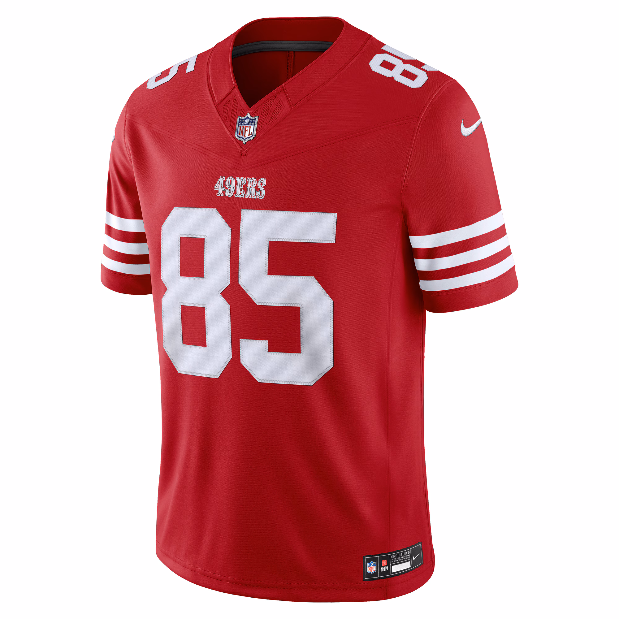 George Kittle San Francisco 49ers Nike Vapor F.U.S.E. Stitched Limited Jersey - Scarlet